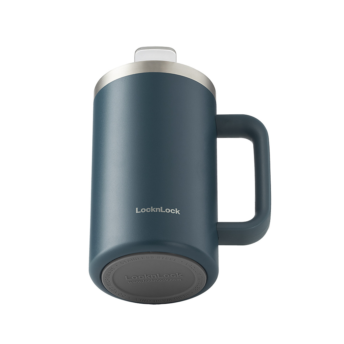 Ca giữ nhiệt Flat Table Mug LocknLock LHC4320 - Dung tích 730ml - Tay cầm thoải mái - Miệng ca rộng - Nắp trong suốt