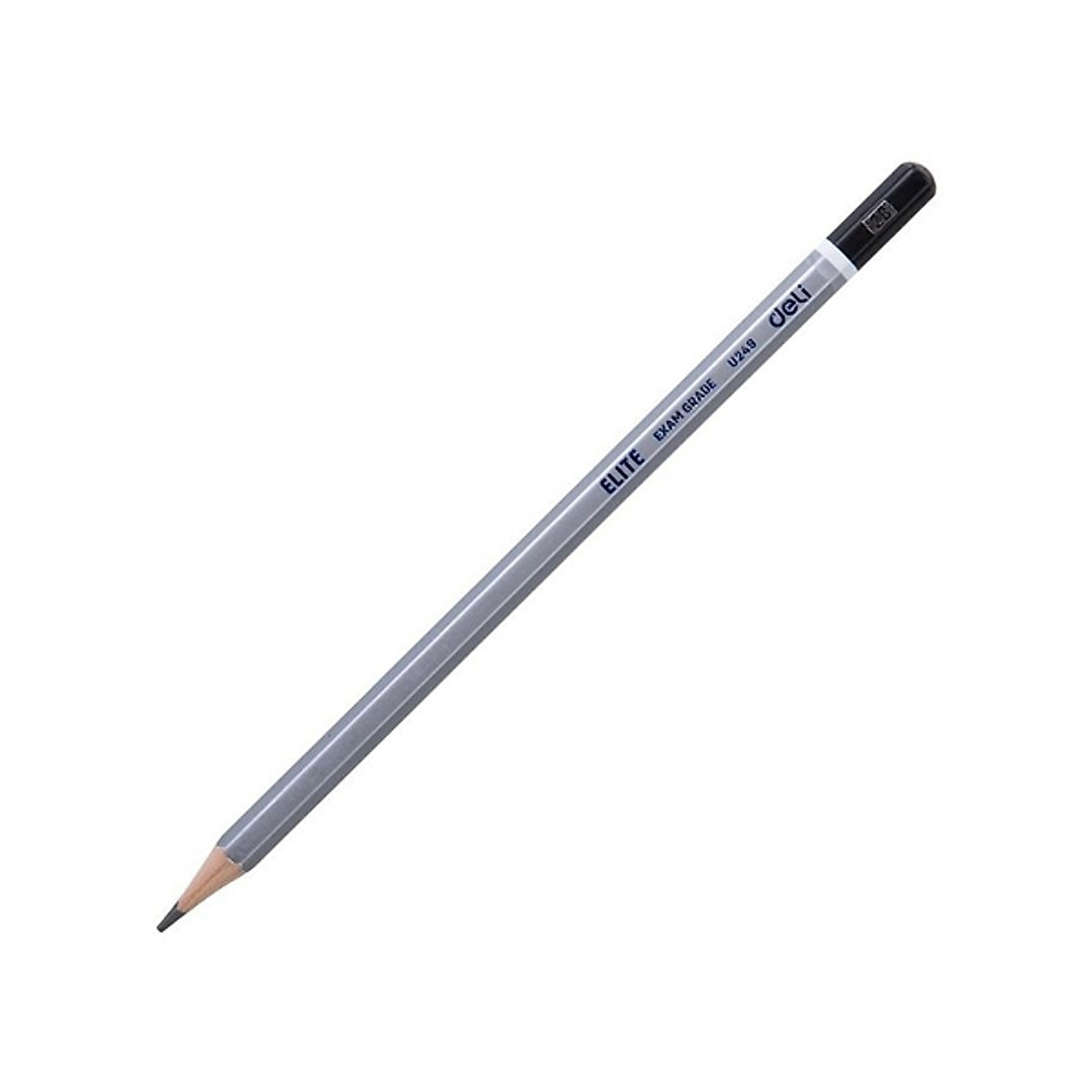 Bút Chì 2B Cao Cấp Deli CU24910 - Màu Bạc
