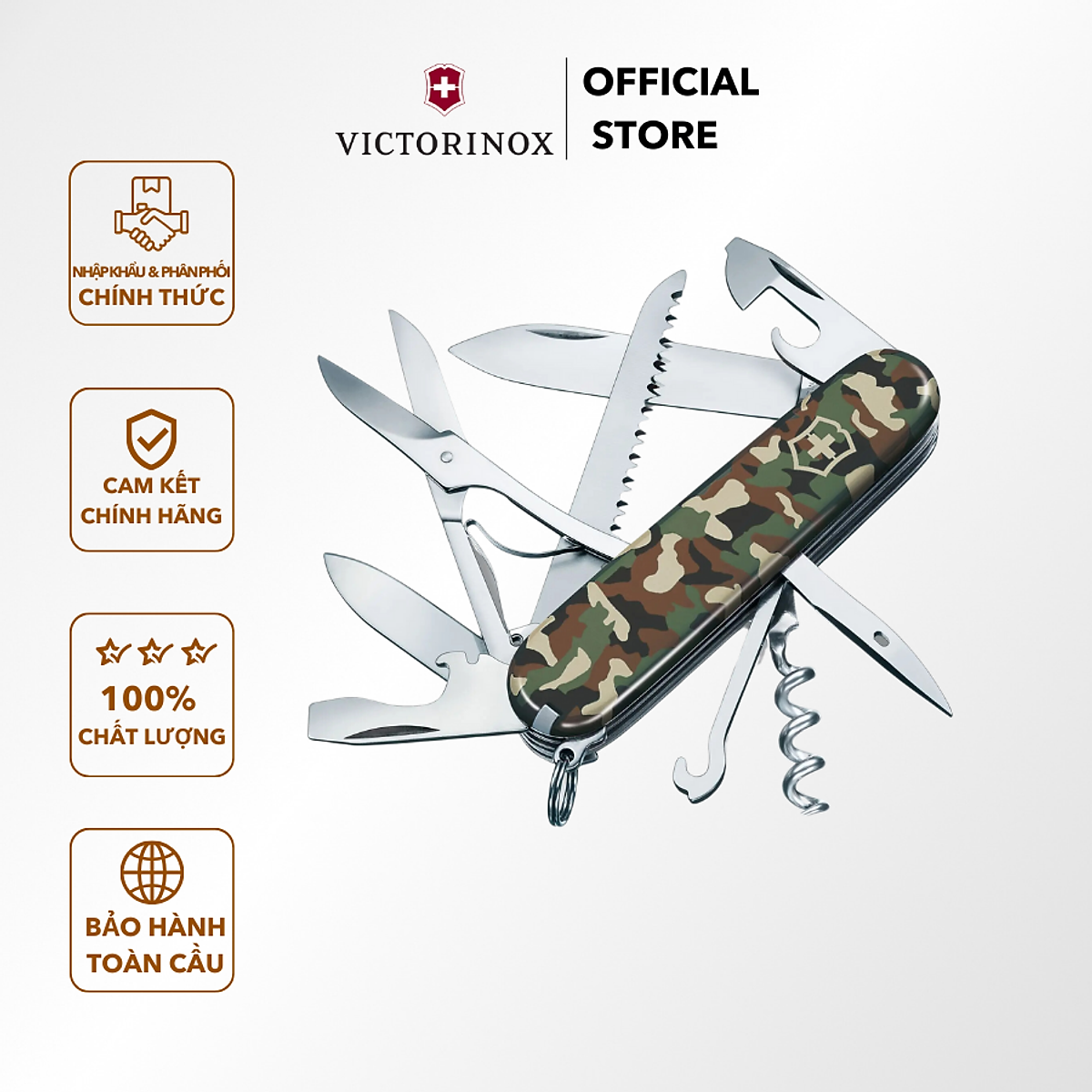 Dao xếp đa năng Huntsman 91mm Victorinox Thụy Sỹ