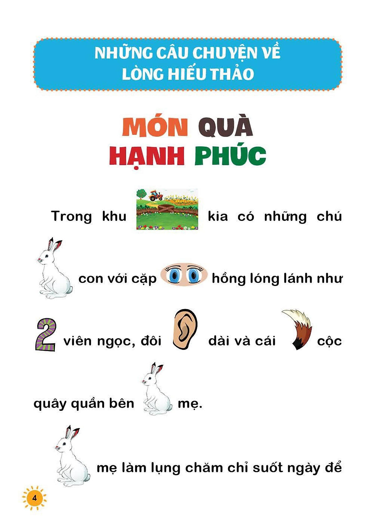 Truyện tư duy hình ảnh cho bé- những câu chuyện về lòng hiếu thảo, sự trung thực, khiêm tốn ( phát triển ngôn ngữ, trí tưởng tượng, khả năng quan sát.....