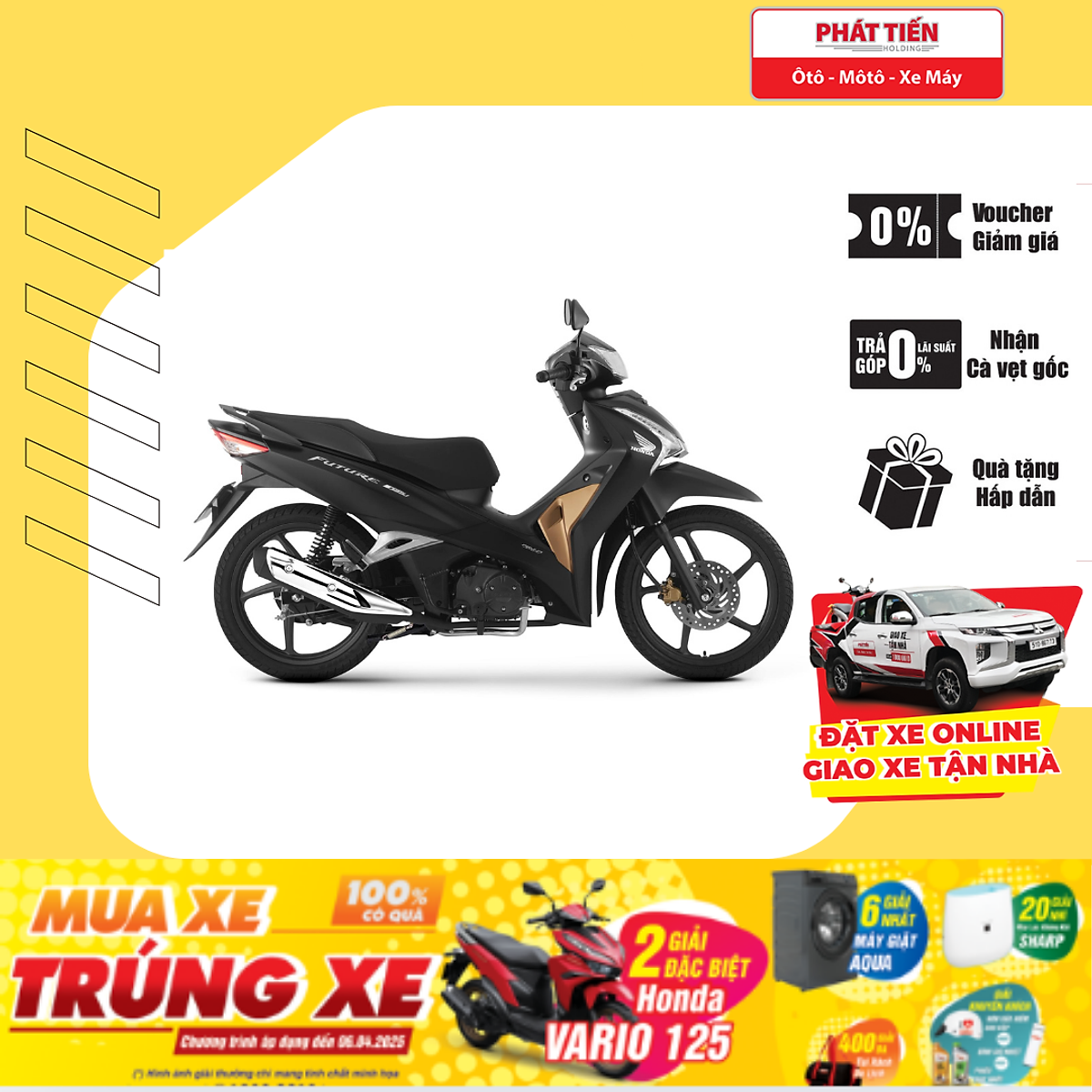 Xe Máy Honda Future 125 FI 2024 -Đặc biệt (Phanh đĩa - vành đúc)