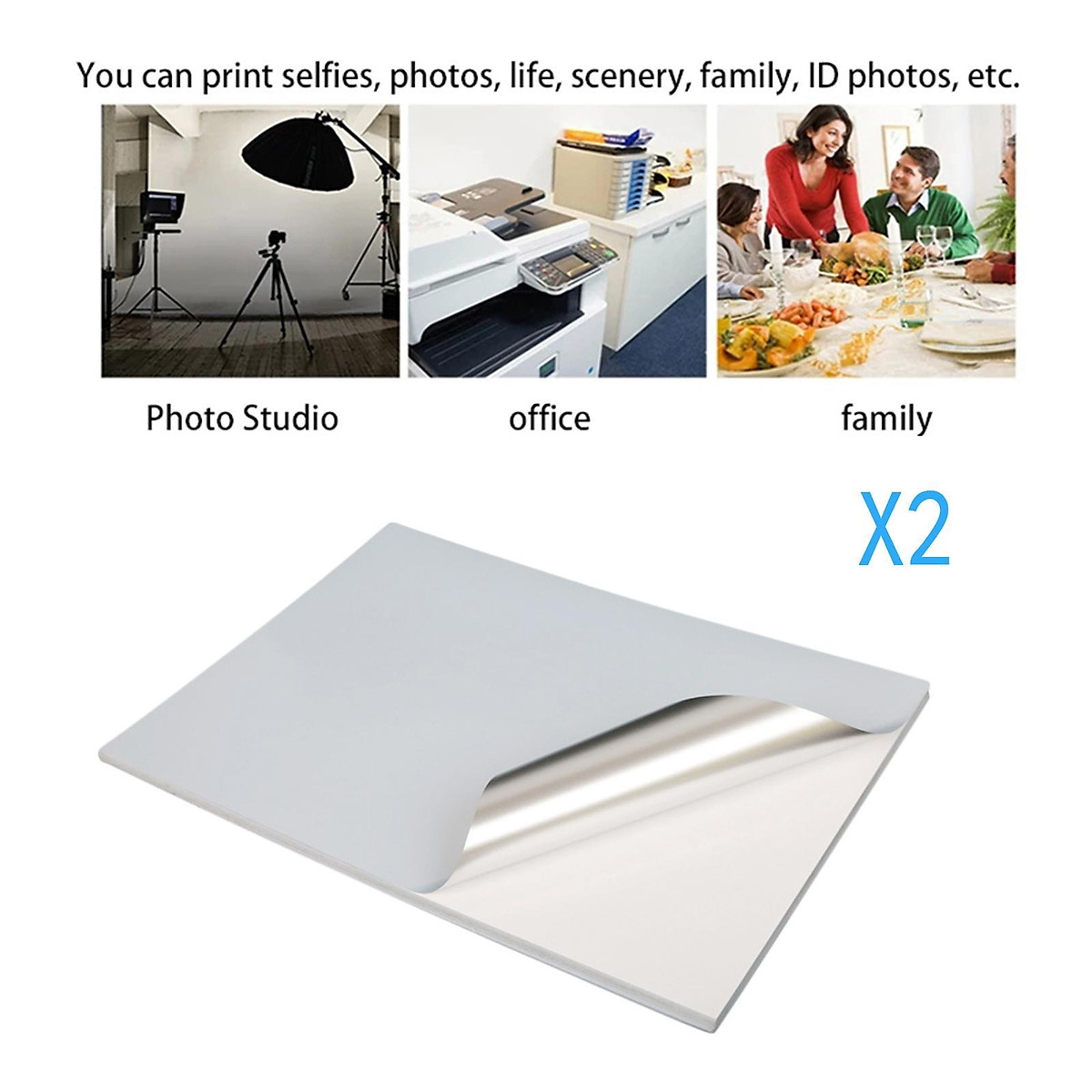 50 Sheets A4 Printable Sticker Paper Sticker for Inkjet Printer | Tiki
