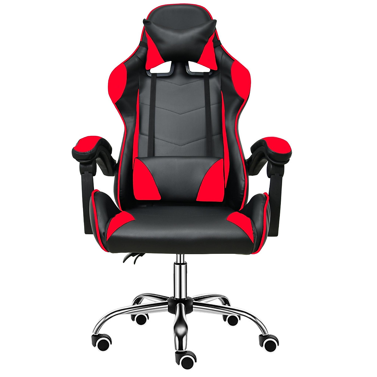 BG Ghế chơi game cao cấp dành cho các game thủ, chân xoay ngã 135 độ Mẫu E02N01 màu đỏ phối đen (Hàng nhập khẩu) Bg Ghế Chơi Game Cao Cấp Dành Cho Các Game Thủ, Chân Xoay Ngã 135 Độ Mẫu E02N01 Màu Đỏ Phối Đen (Hàng Nhập Khẩu)