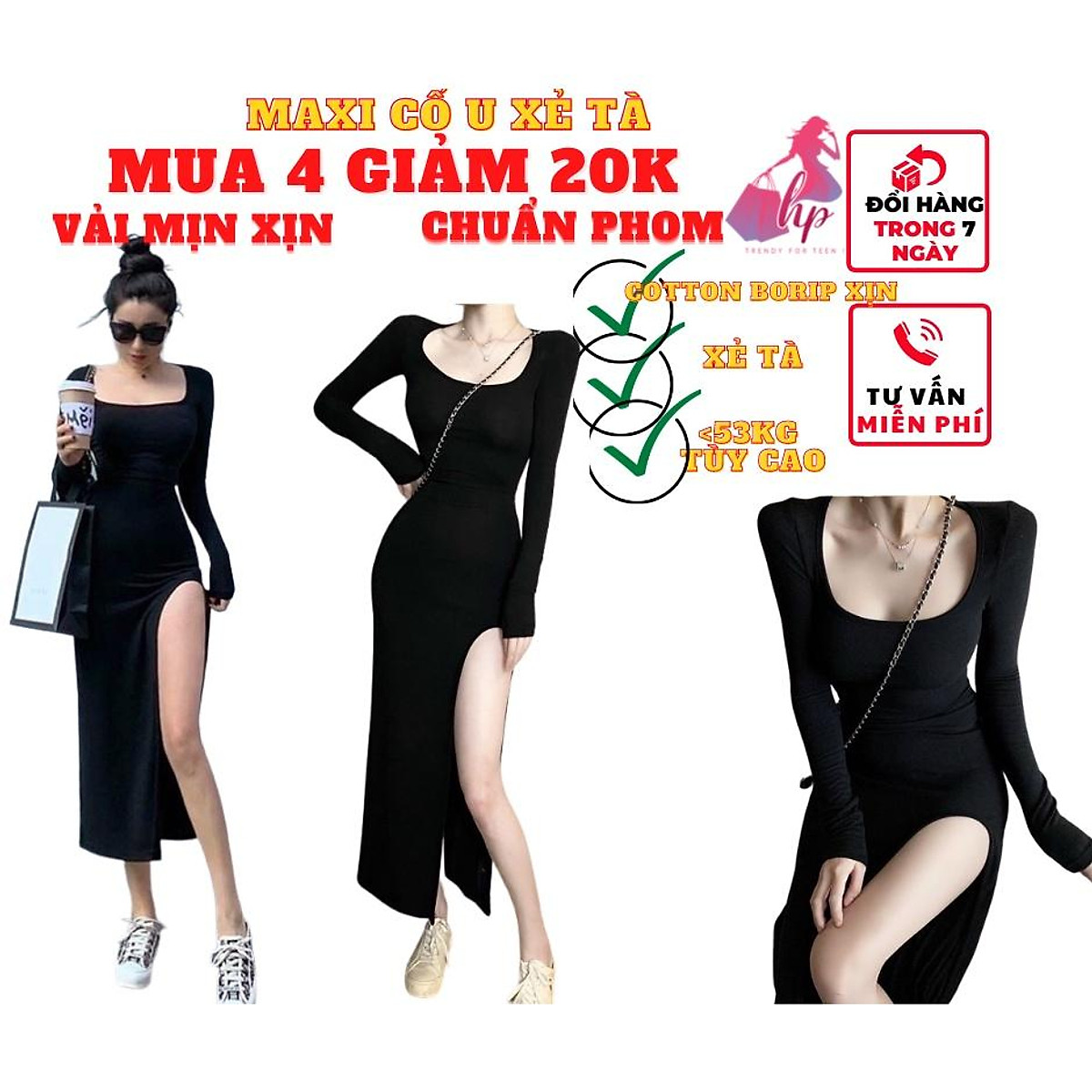 Váy maxi đi biển kèm nơ đầu
