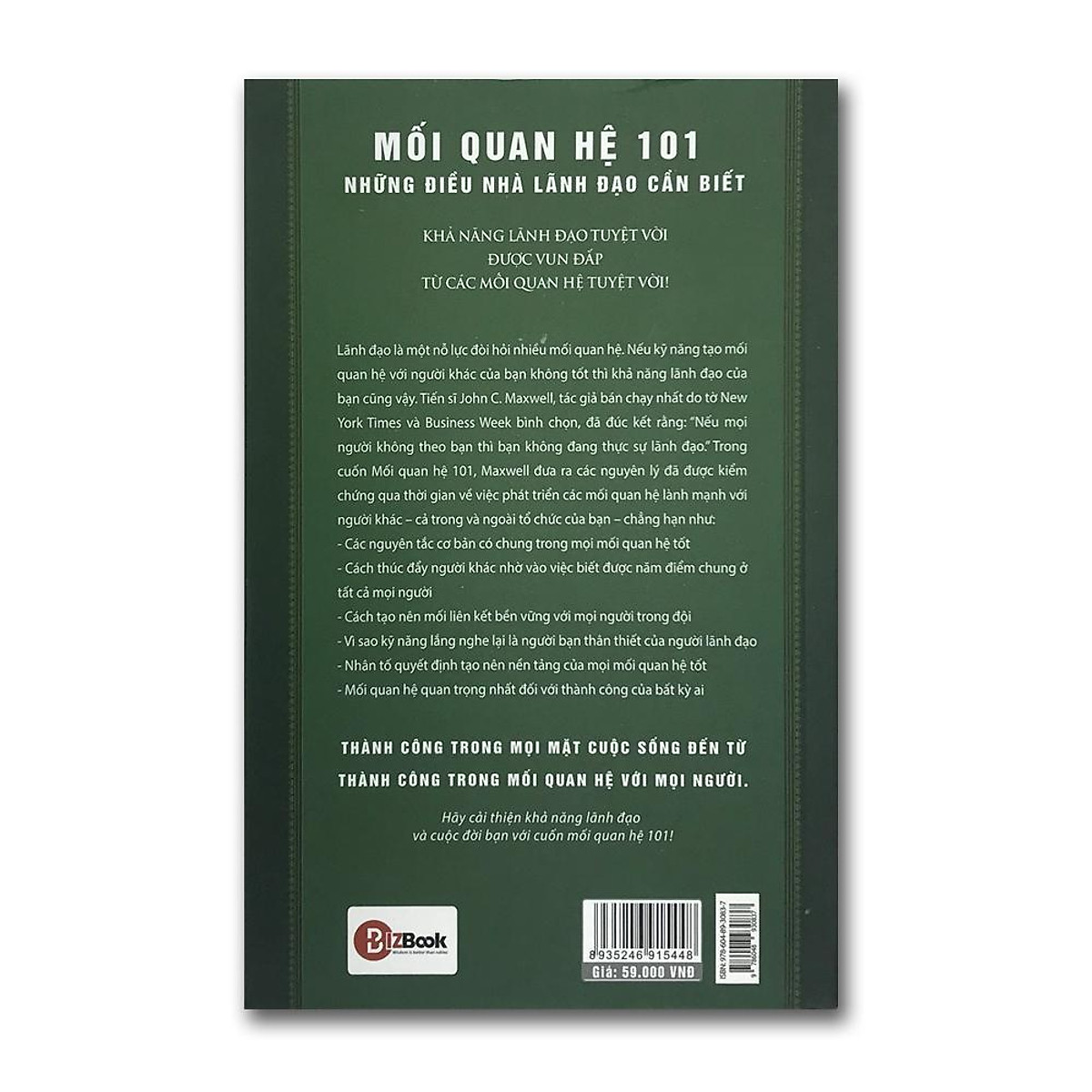 Sách - 101 những điều nhà lãnh đạo cần biết - Mối quan hệ - KNBooks