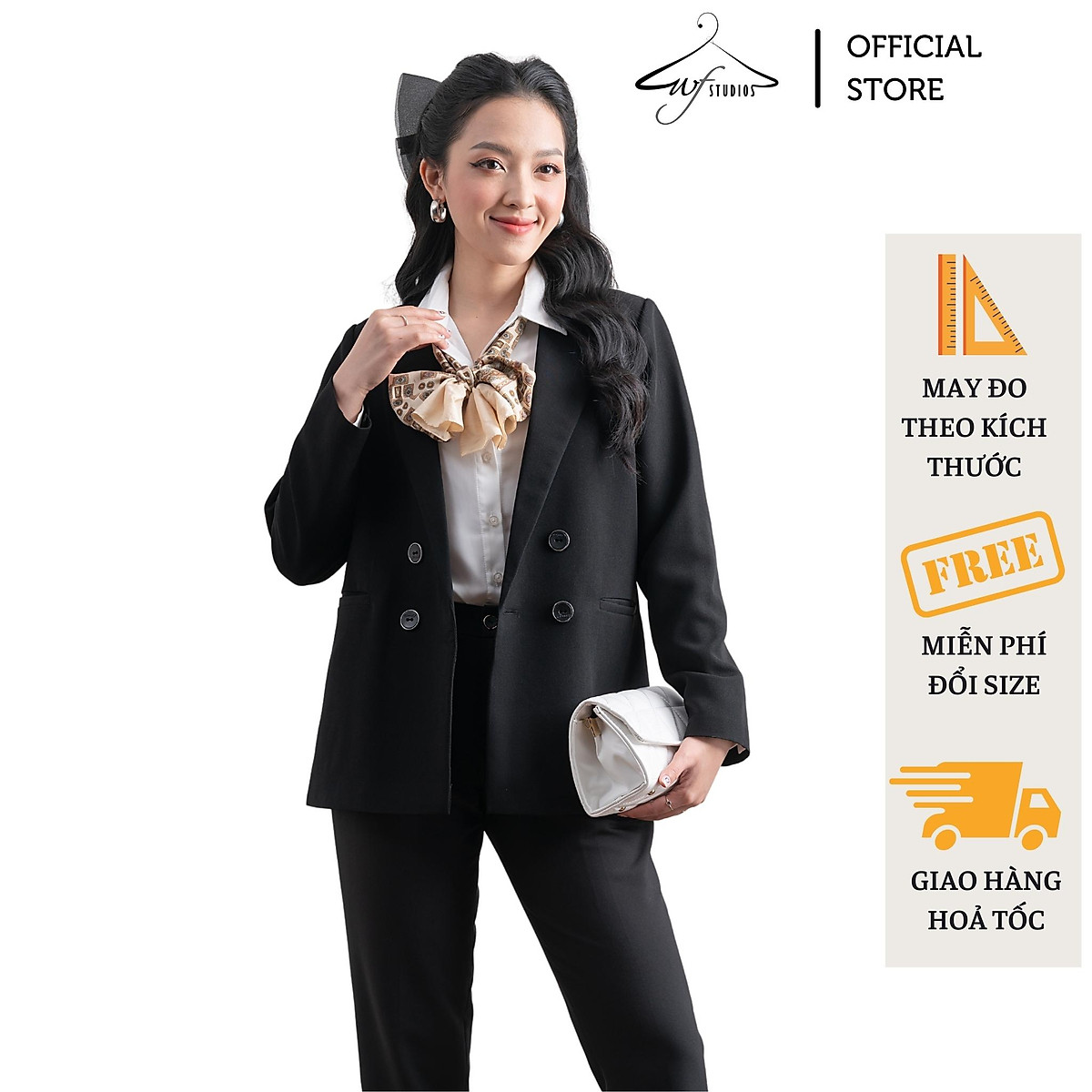 Áo blazer nữ trẻ trung màu nâu tây sang chảnh Áo vest nữ trẻ trung   Lazadavn