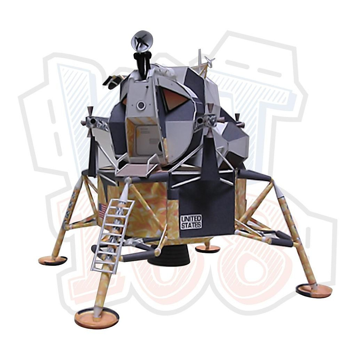 Mô hình trạm vũ trụ quốc tế ISS từ 282000 que diêm