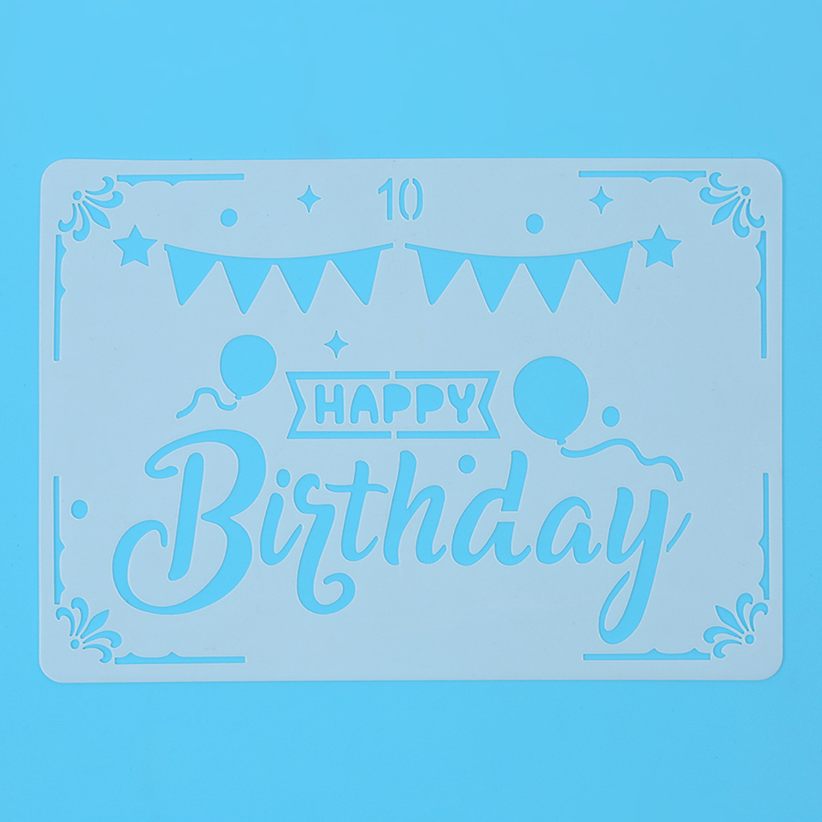 Thước Vẽ Hoạ Tiết Thủ Công Happy Birthday