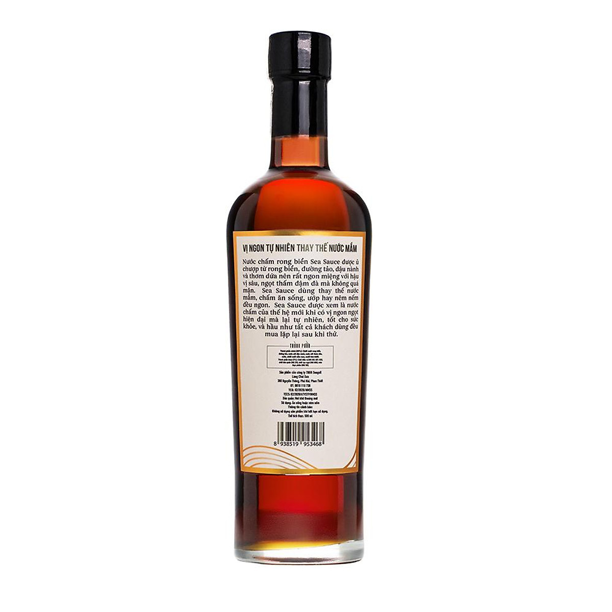 Đặc Sản Phan Thiết - Nước Chấm Rong Biển Làng Chài Xưa Sea Sauce Chai Thủy Tinh 500Ml/Chai Làng Chài Xưa - Chay Mặn Đều Dùng Được