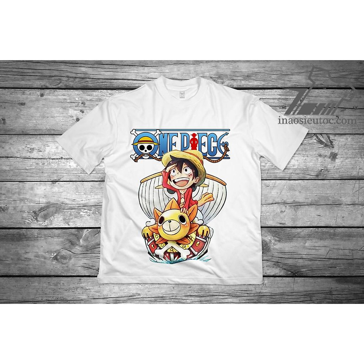 Mua Áo LuffyÁo One Piece in hình Luffy chibi màu trắng đẹp siêu ...