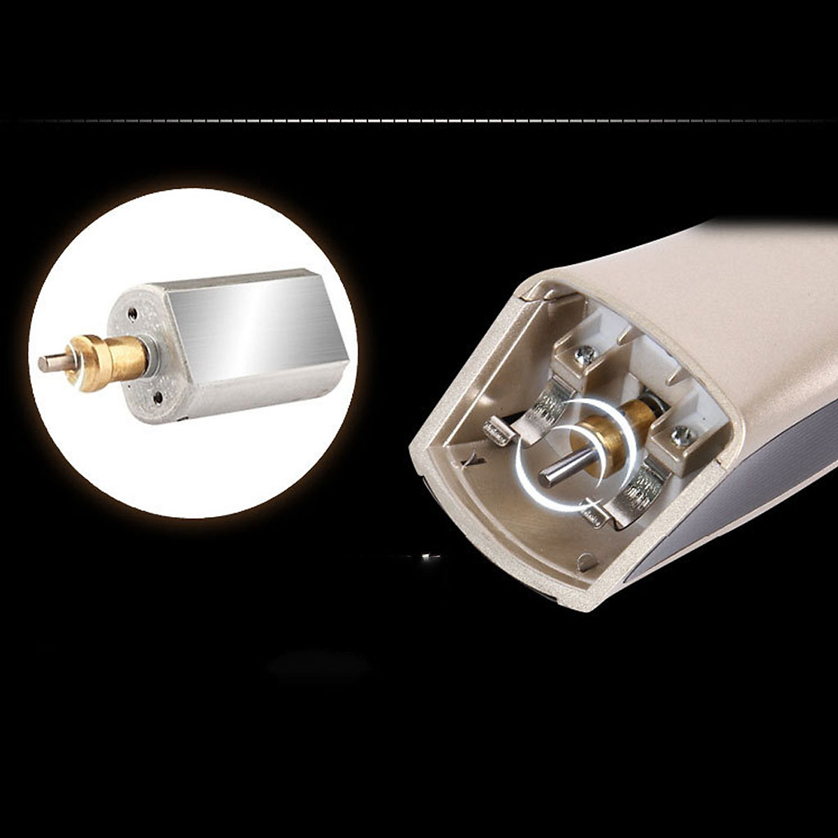 Tông Đơ Cắt Tóc Chuyên Nghiệp Kemei 5017, Công Suất 5W, Lưỡi Cắt Titatium, Động Cơ Hạn Chế Tiếng Ồn - Hàng chính hãng