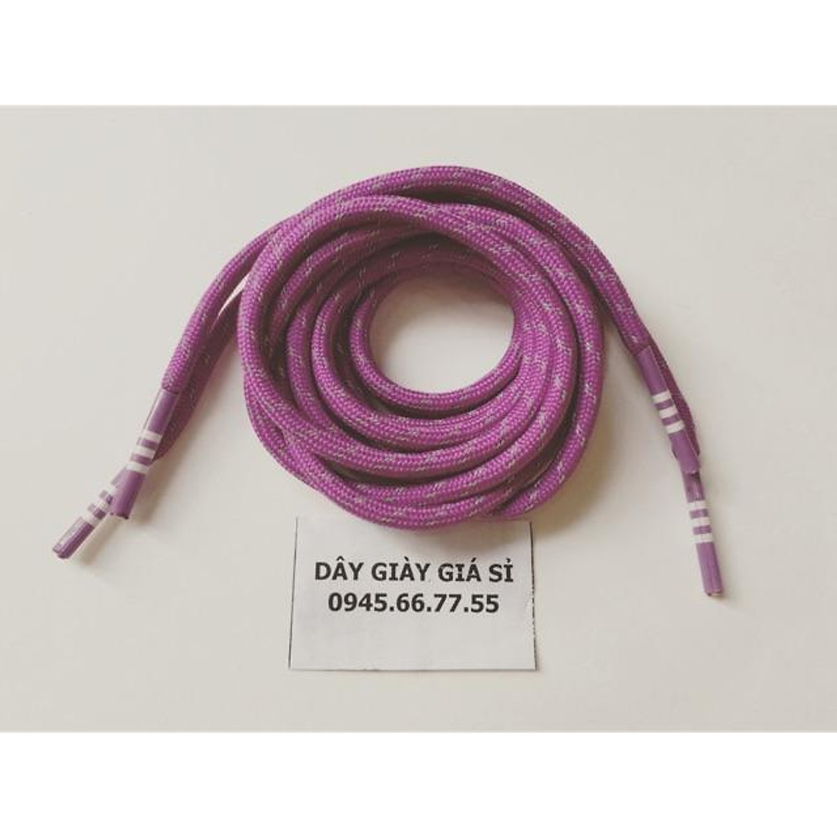 Dây giày màu tím xám