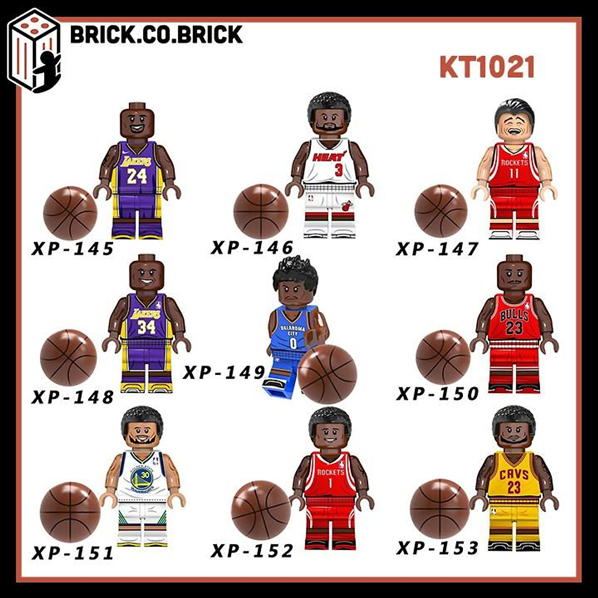 MÔ HÌNH NBA PLAYERS  RAINBUSHOP