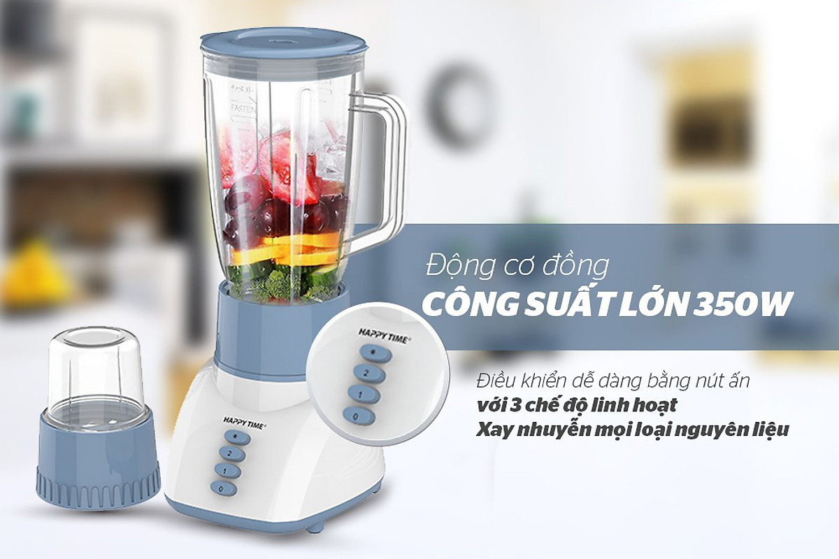 Máy Xay Sinh Tố Đa Năng Sunhouse HappyTime HTD5113G 350W - Hàng chính hãng