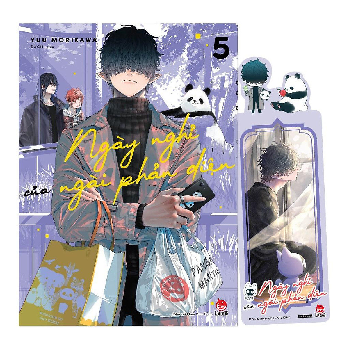 Truyện tranh Ngày nghỉ của ngài phản diện - Tập 5 - Tặng kèm Bookmark - NXB Kim Đồng