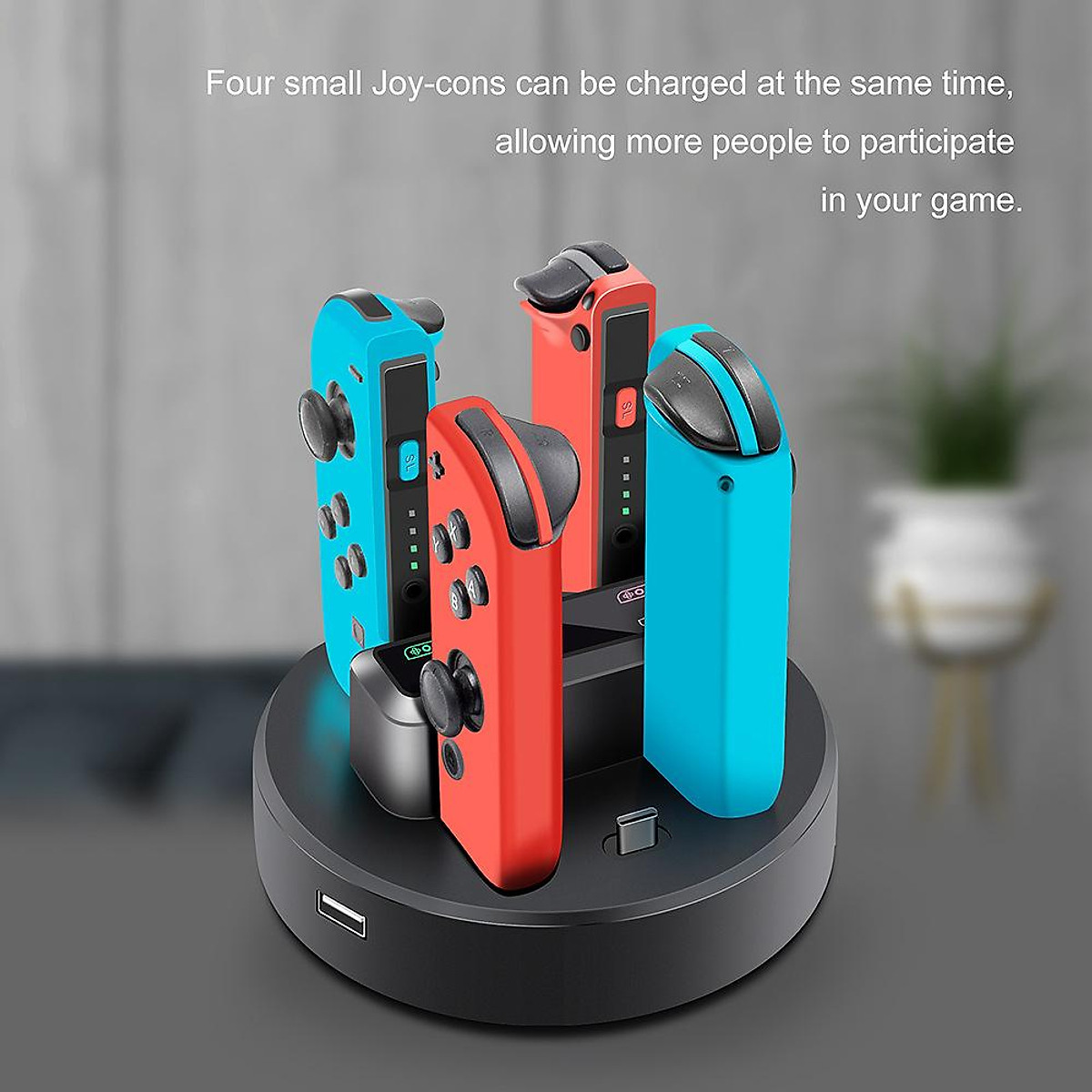Mua 【COD】 Multi-functional Game Controller Charging Dock Led Charger  Compatible For Nintendo Switch Joy-con - GNS-620 tại contessa563