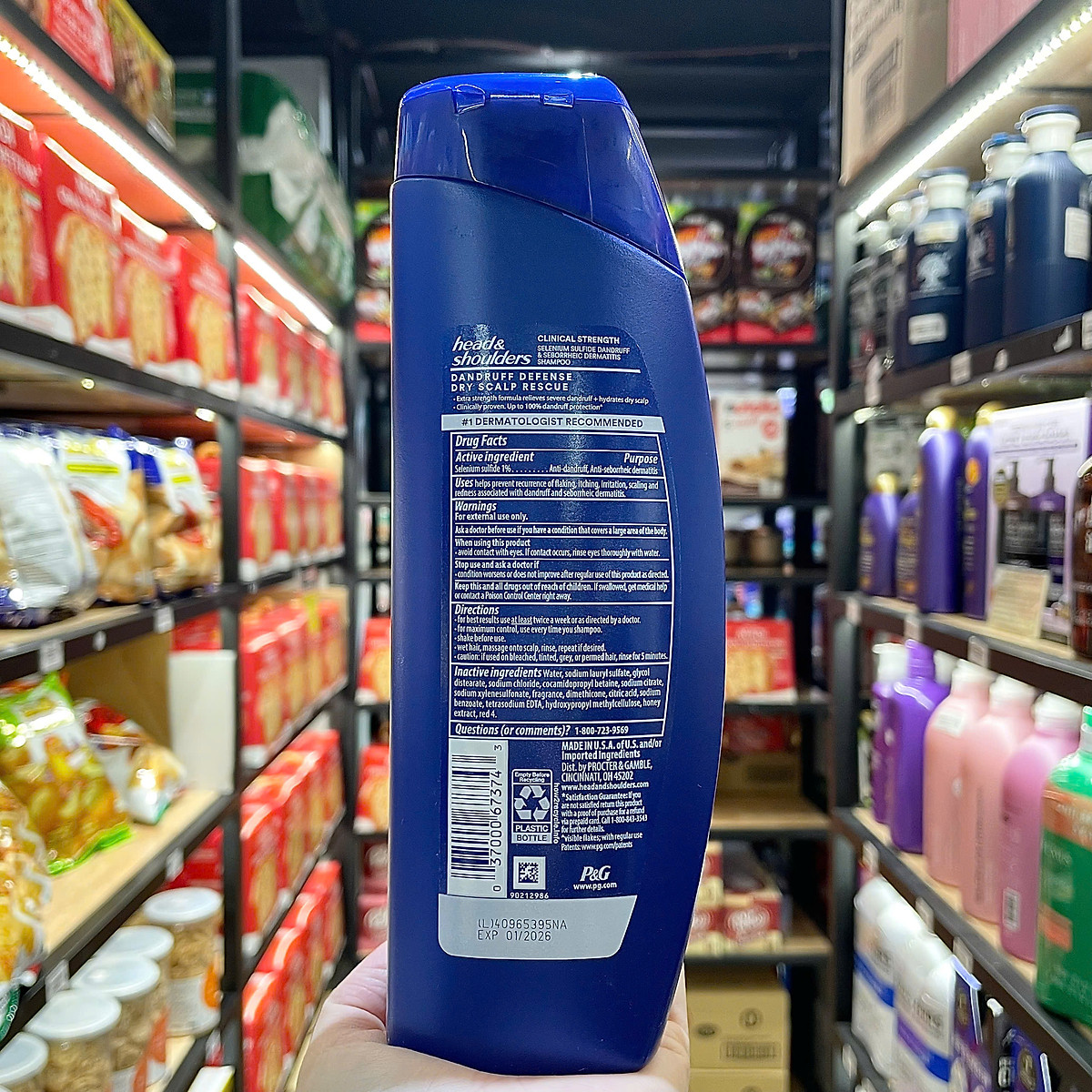 Dầu gội đầu Head & Shoulders Clinical Strength USA 400ml/chai (Head Mỹ)