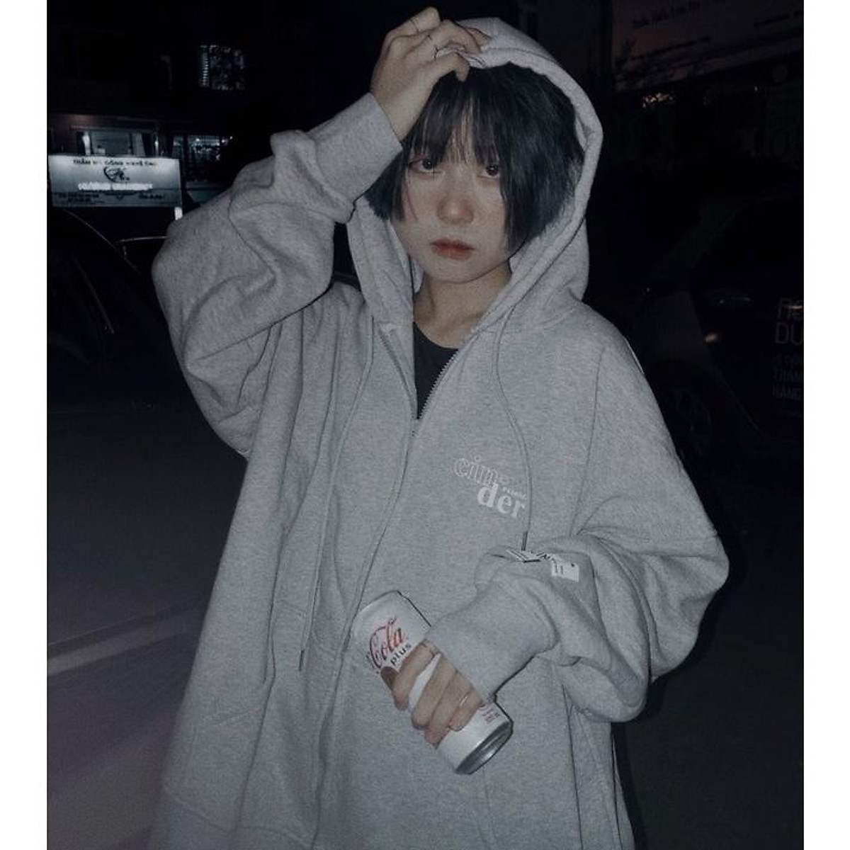 Mua Áo Khoác Hoodie Zip Cinder Basic Kéo Khóa, Áo Hoodie Zip Nam Nữ Form  Rộng In Lụa Cao Cấp, Local Brand - Light Grey (Xám Dày) - L tại Cinder  Streetwear | Tiki