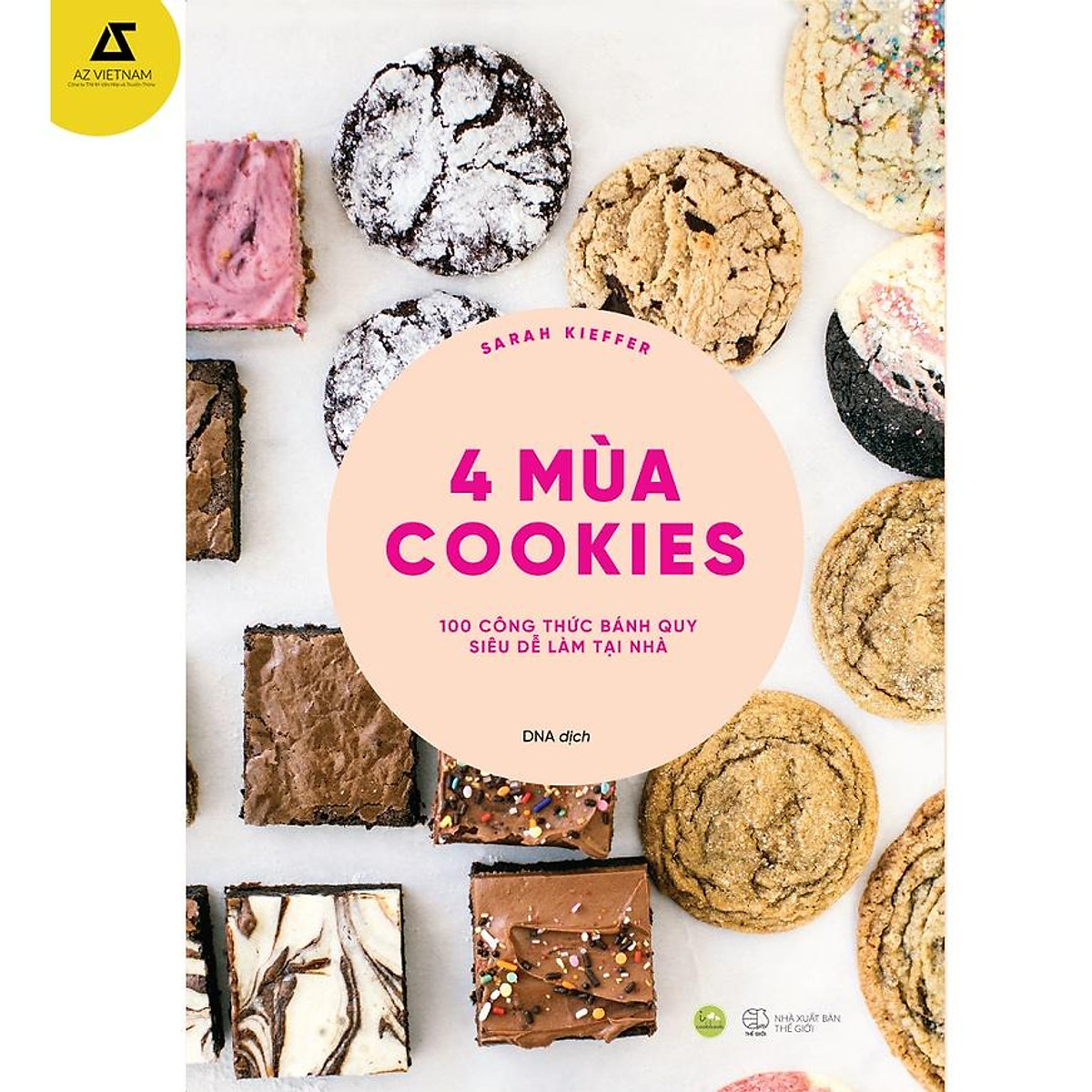 Sách - 4 Mùa Cookies : 100 Công Thức Bánh Quy Siêu Dễ Làm Tại Nhà