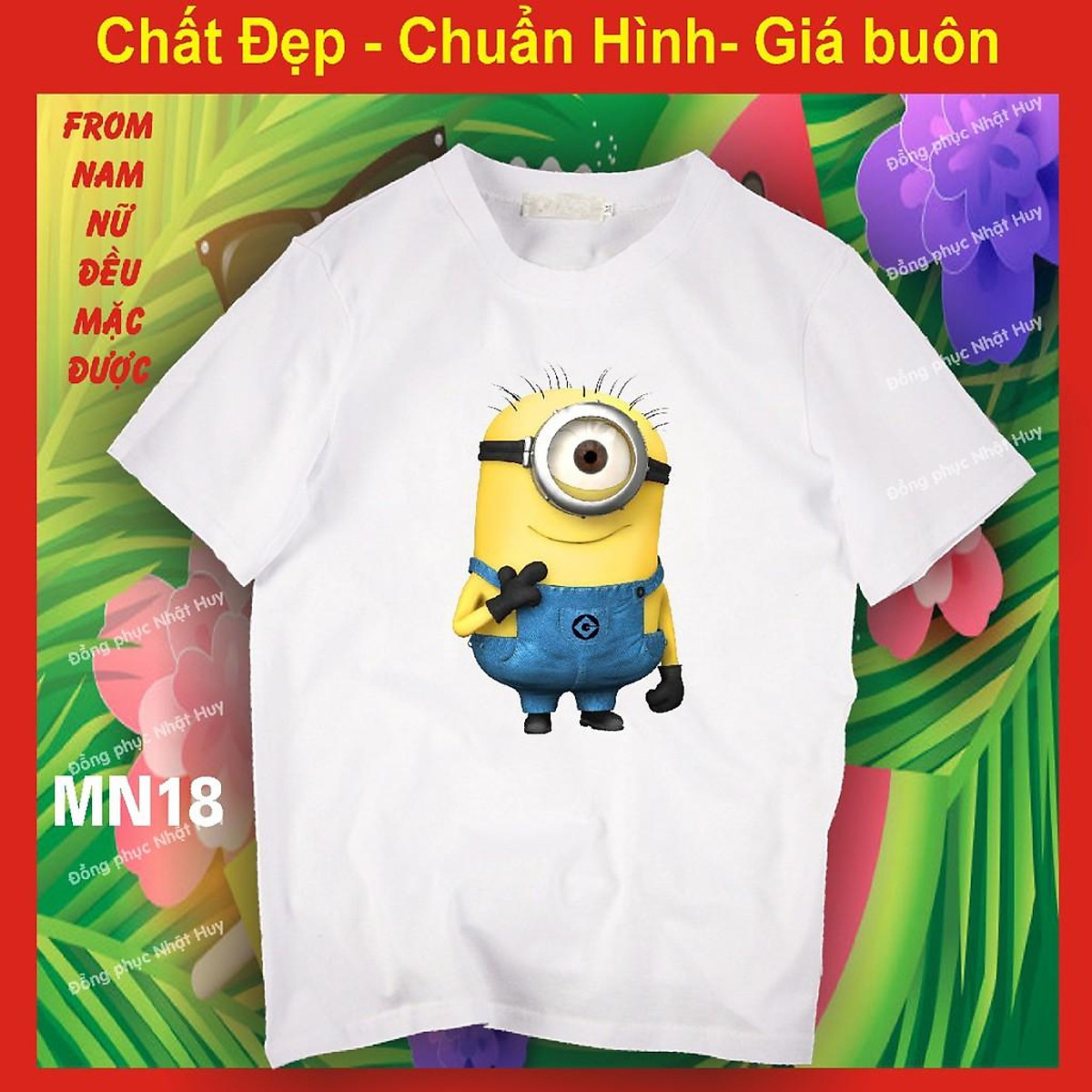 áo thun minion đẹp 16,cao cấp, bao đổi trả - Áo thun nữ