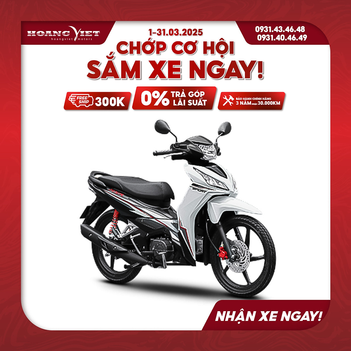 Xe máy Honda Wave RSX 2024- Phiên bản Thể Thao