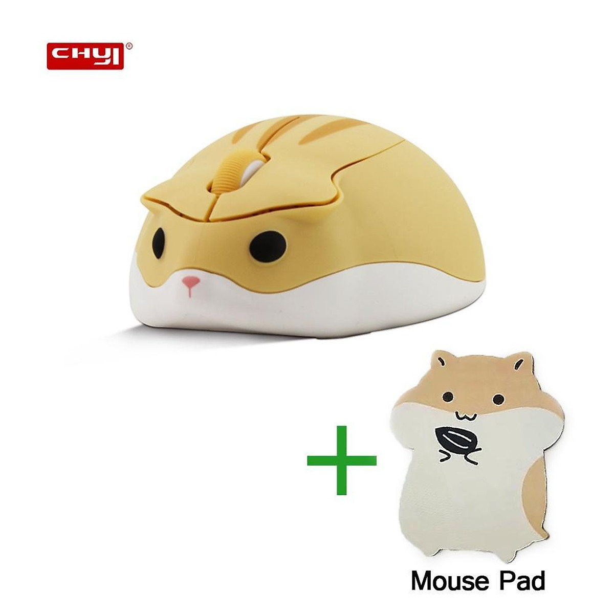 Mua Combo Chuột Hamster 3D 1600 DPI 2.4GHz Không Dây Họa Tiết Hoạt ...