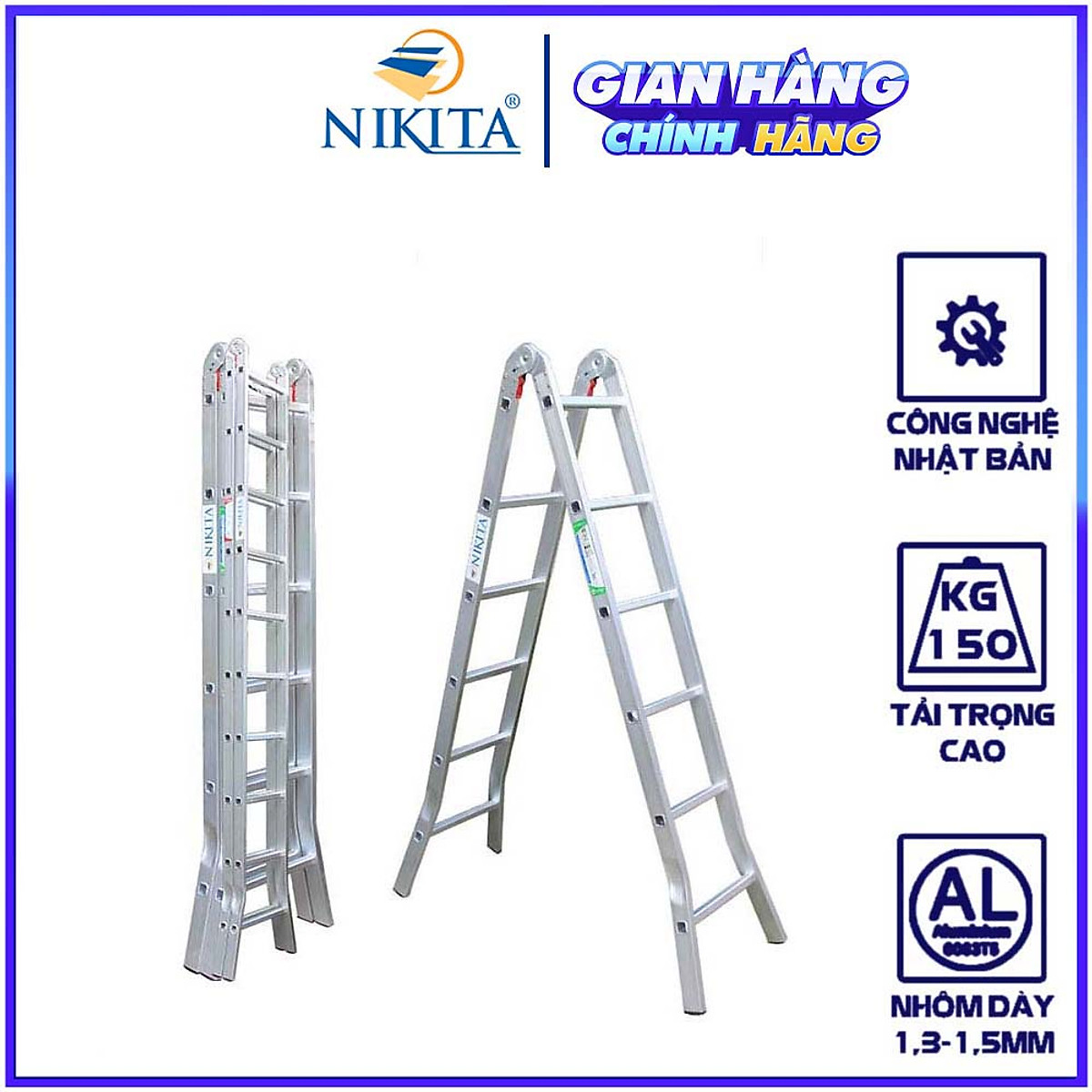 Thang nhôm Nikita NKT-Nika25
