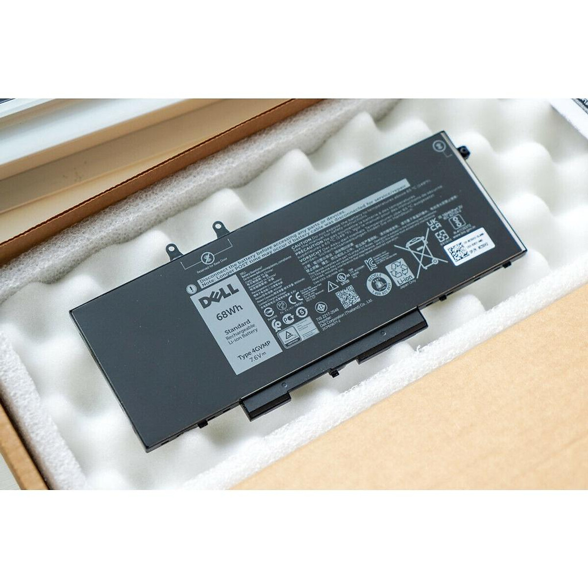 Pin Battery Dùng Cho Laptop Dell Latitude 5400 5500 5510 5410 Precision 3540 4GVMP Original 68Wh Pin Battery Dùng Cho Laptop Dell Latitude 5400 5500 5510 5410 Precision 3540 4GVMP Original 68Wh