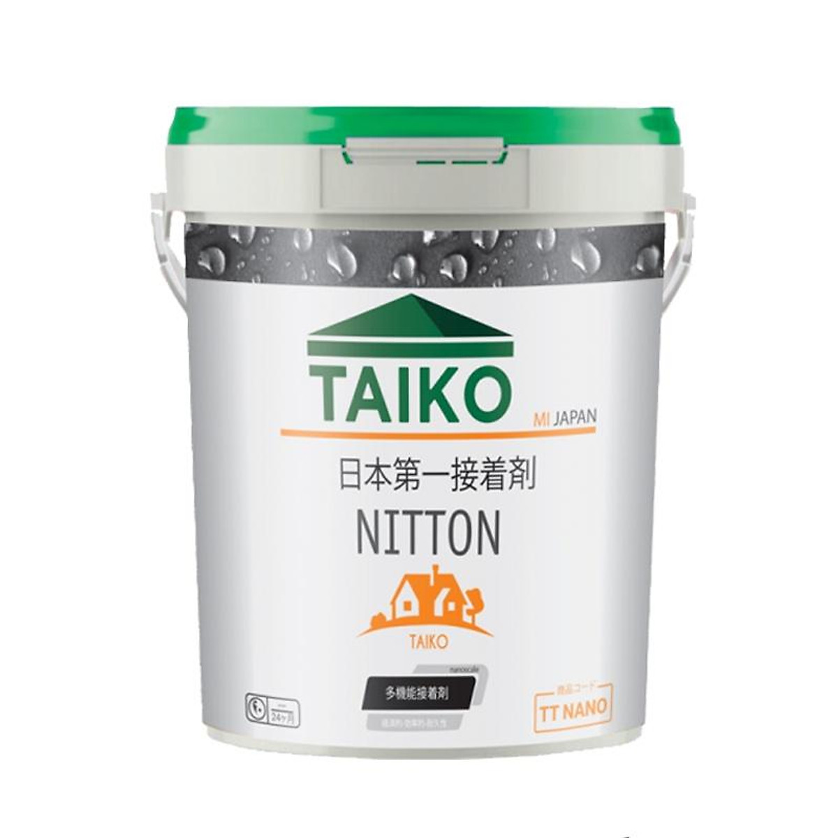 1 Kg Keo Sơn Chống Thấm Sàn TAIKO NITTON (Gốc Acrylic) - Chống Thấm Lộ Thiên, Sàn Mái, Máng Xối, Ban Công, Lô Gia Tặng Kèm Vải Kết Cấu/Hiệu Quả Hơn Khi Pha Xi Măng