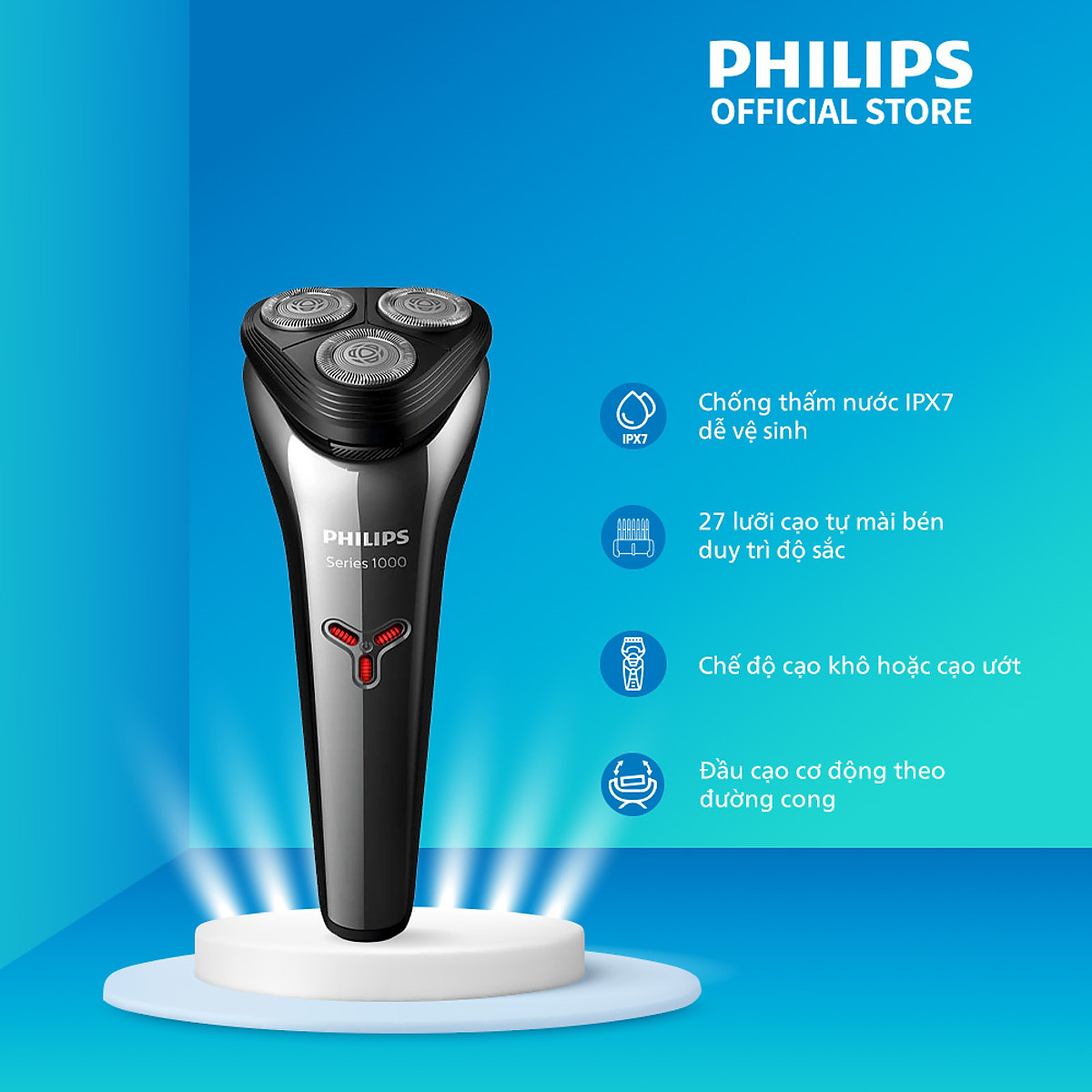 Mua Máy cạo râu du lịch cầm tay Philips S1301/02 - Chính hãng tại Philips Chăm Sóc Cá Nhân VN | Tiki