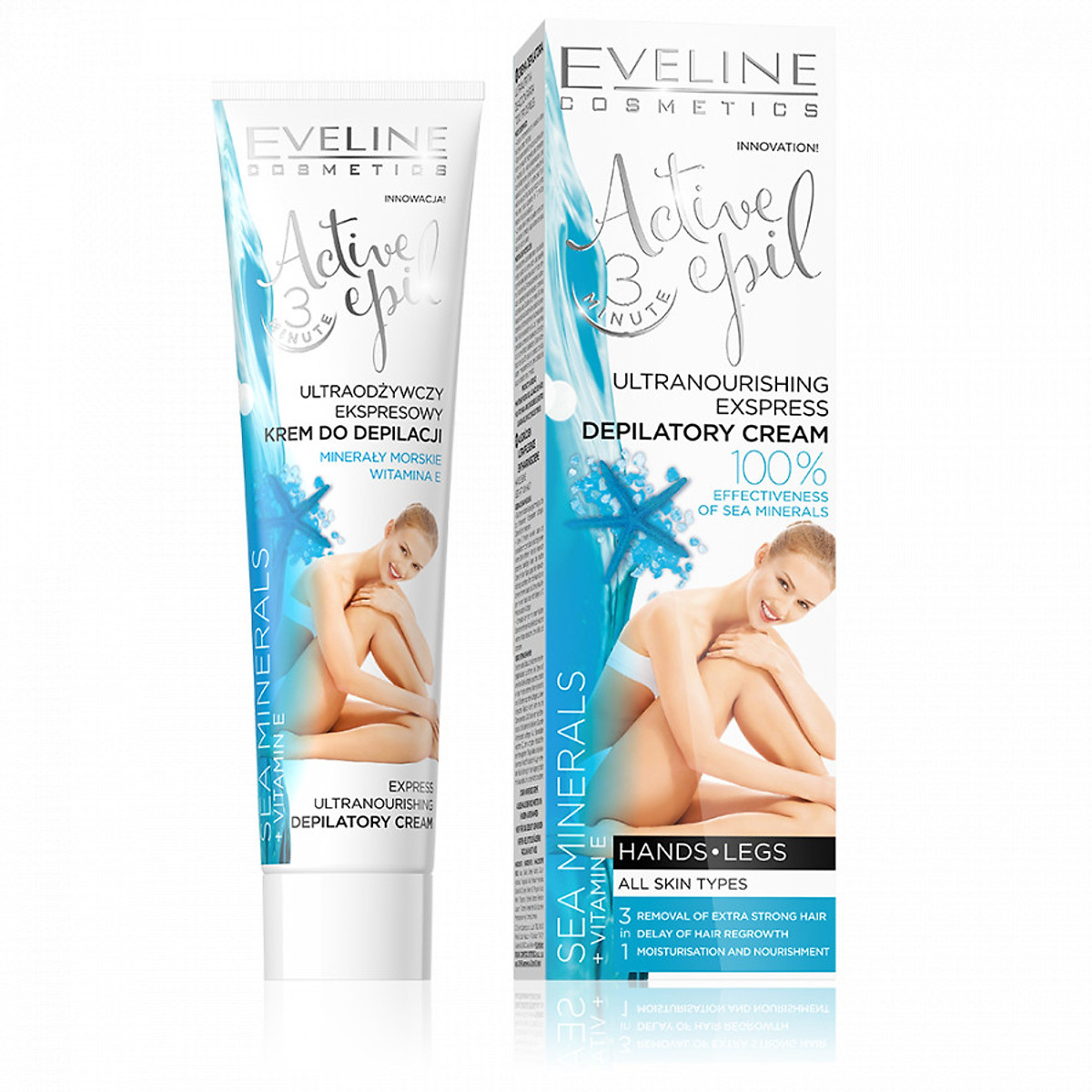 Mua Kem tẩy lông chiết xuất khoáng chất biển dành cho mọi loại da ACTIVE EPIL EVELINE (Tay, chân) tại Skinlovershop Mua Kem tẩy lông chiết xuất khoáng chất biển dành cho mọi loại da ACTIVE EPIL EVELINE (Tay, chân) tại Skinlovershop