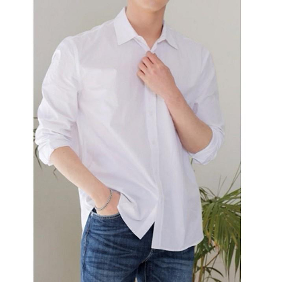 Mua Áo sơ mi nam trắng chuẩn soái ca - Size XL tại Ghiền Baby Store Mua Áo Sơ Mi Nam Trắng Chuẩn Soái Ca - Size Xl Tại Ghiền Baby Store