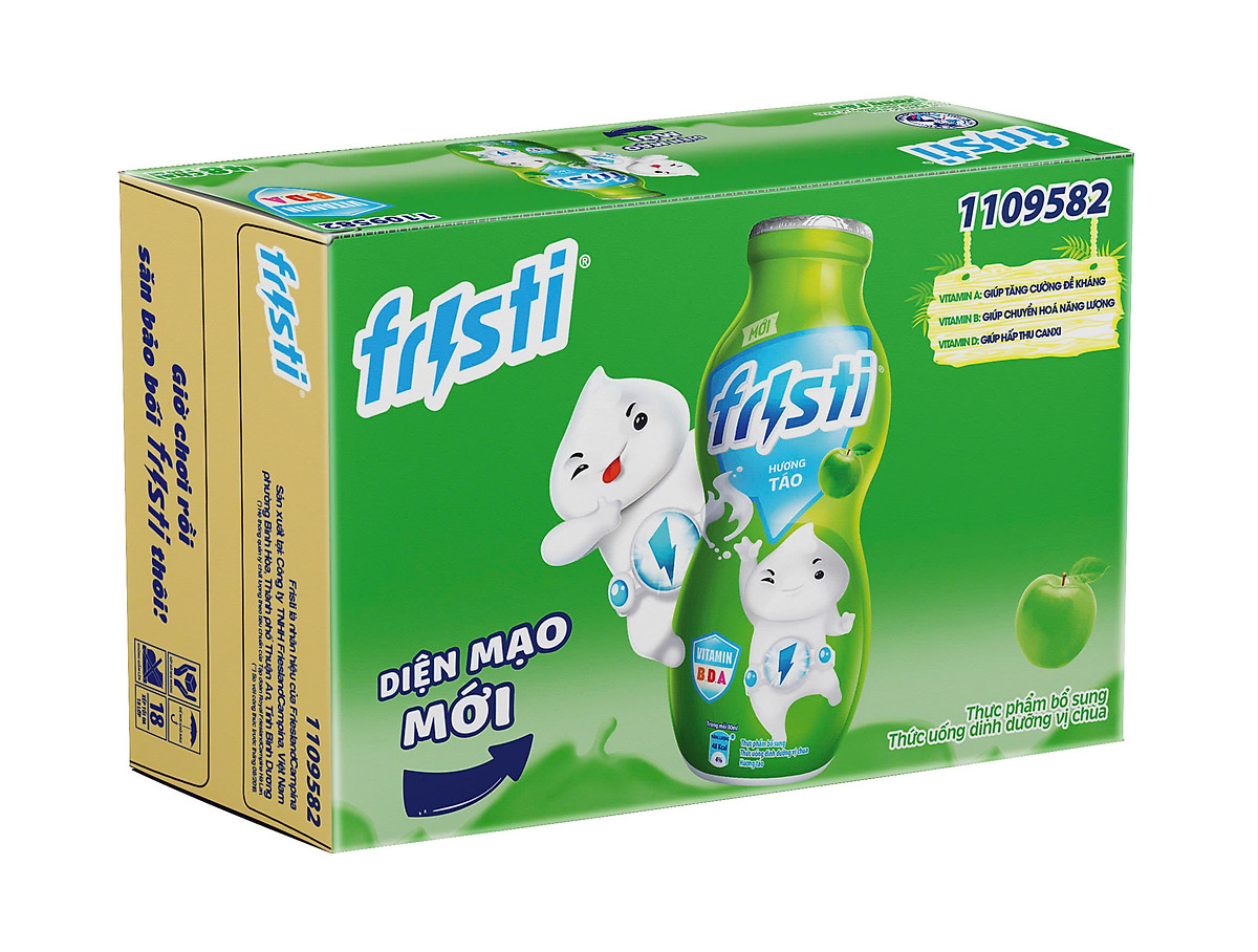 Thùng Fristi Hương Táo 48x80ml