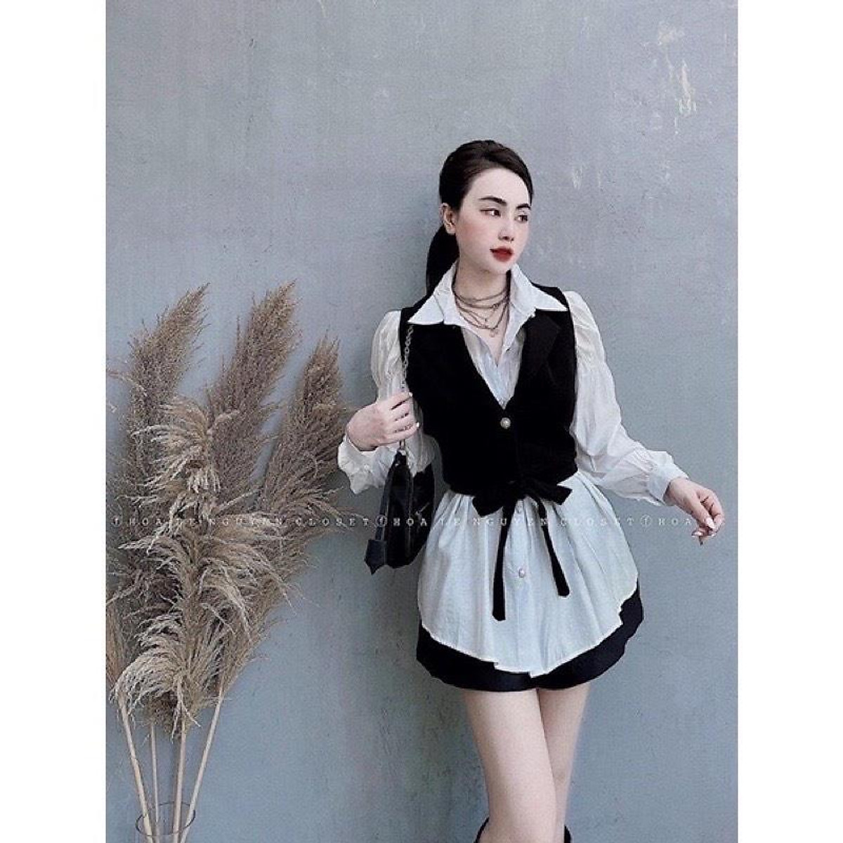 Cách Phối Đồ Với Áo Gile Len Nữ Xinh Hơn Ulzzang Xứ Hàn  Leflair