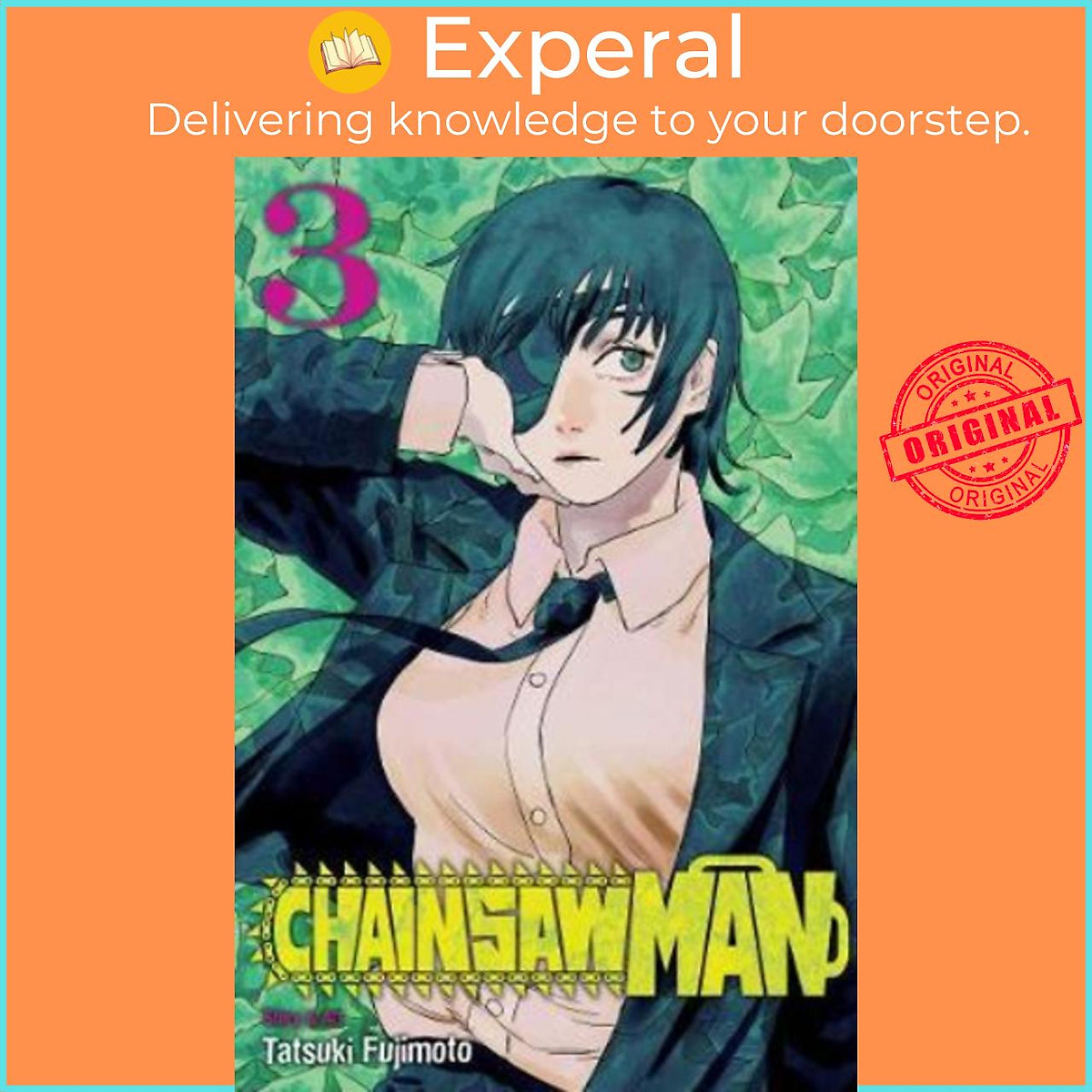 Sách - Chainsaw Man, Vol. 3 by Tatsuki Fujimoto (US edition, paperback)