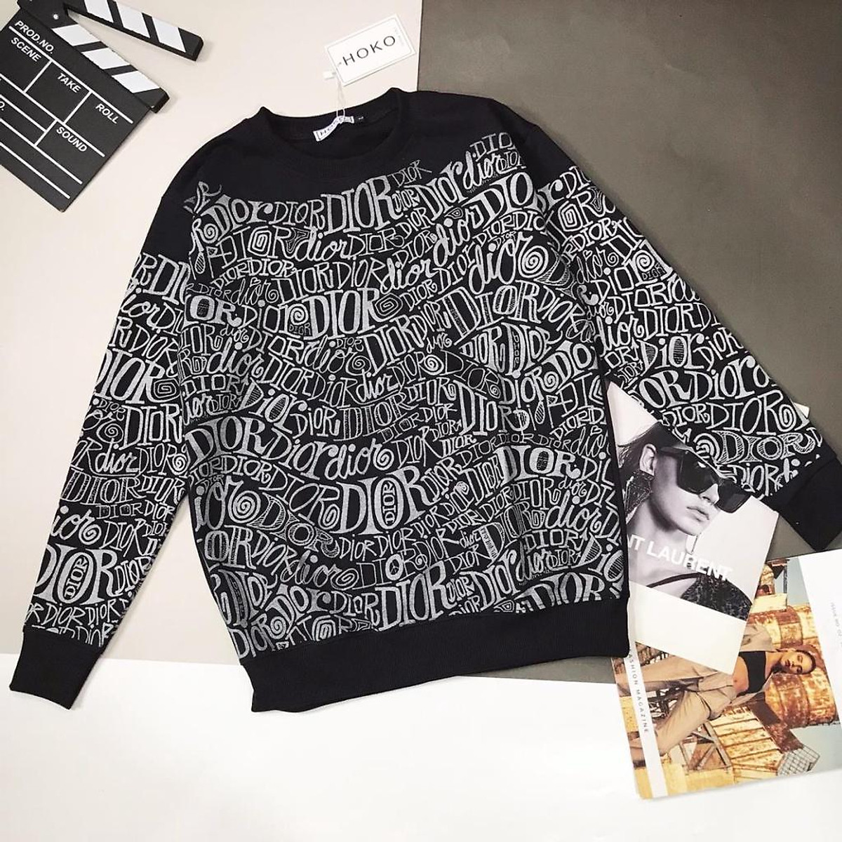 Áo sweater họa tiết