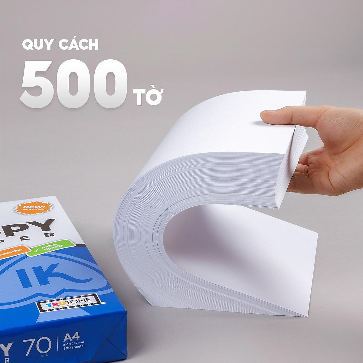 Giấy Photo A4 IK Copy 70 gsm (500 Tờ)