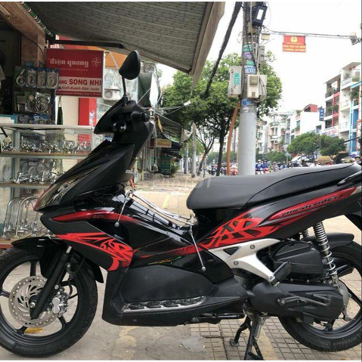 Honda Air Blade thái 2009 màu cam đen xe đẹp zin ở TPHCM giá 51tr MSP  996901