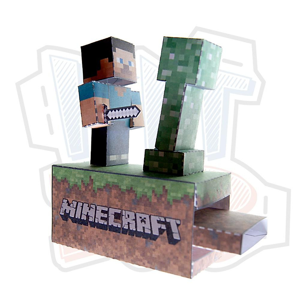 Minecraft PaperCraft 9 Cách làm mô hình Creeper Minecraft có khớp đơn  giản nhất  YouTube