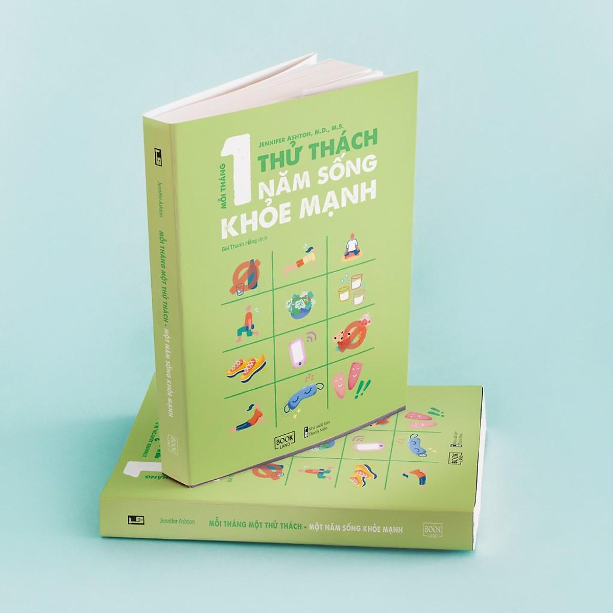 Sách - Mỗi Tháng 1 Thử Thách, 1 Năm Sống Khỏe Mạnh ( tặng kèm bookmark thiết kế )