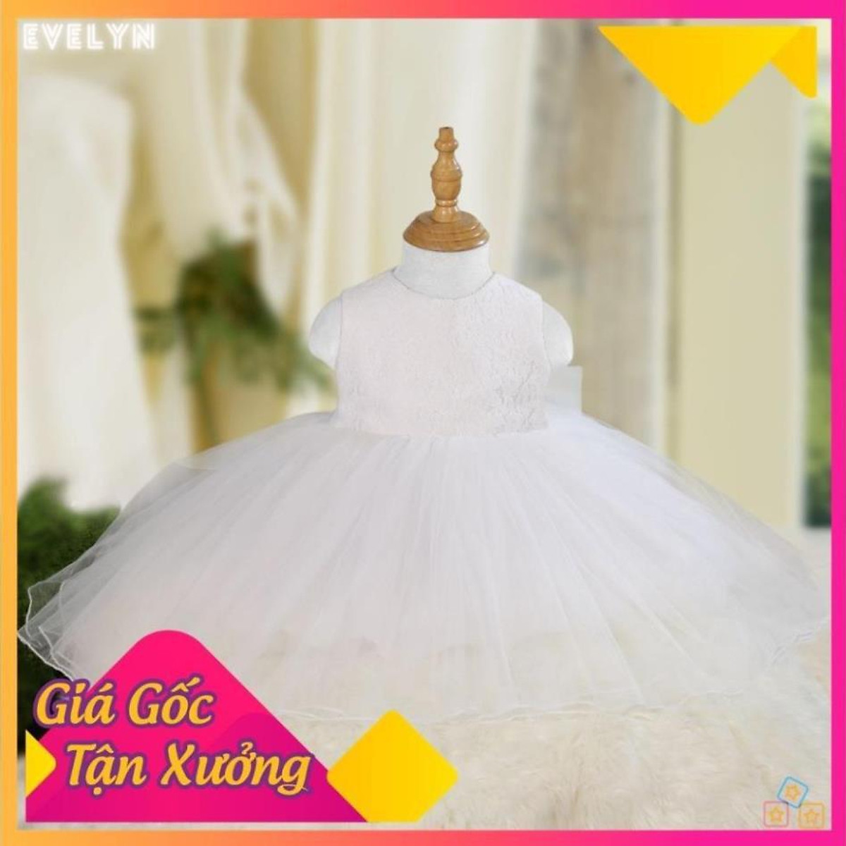 Váy Trẻ Em Công Chúa Evelyn Thời Trang Cho Bé Gái 0-9 Tuổi Mặc Dự Váy Trẻ Em Công Chúa Evelyn Thời Trang Cho Bé Gái 0-9 Tuổi Mặc Dự