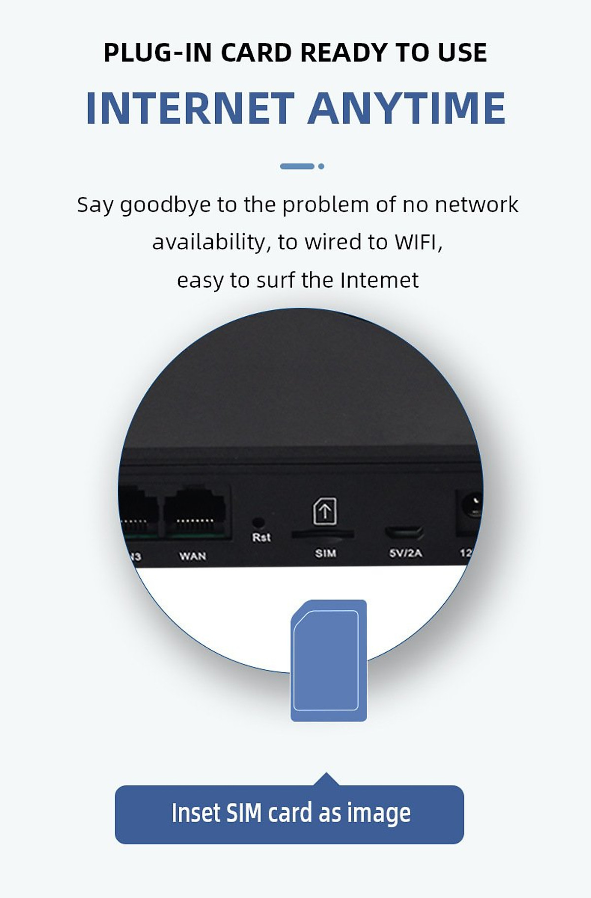 Phát wifi từ sim 4G B618 tích hợp 6 ăngten, bộ phát wifi 4G LTE có 4 cổng WAN/LAN, 6 ăngten Siêu Khỏe - hàng chính hãng