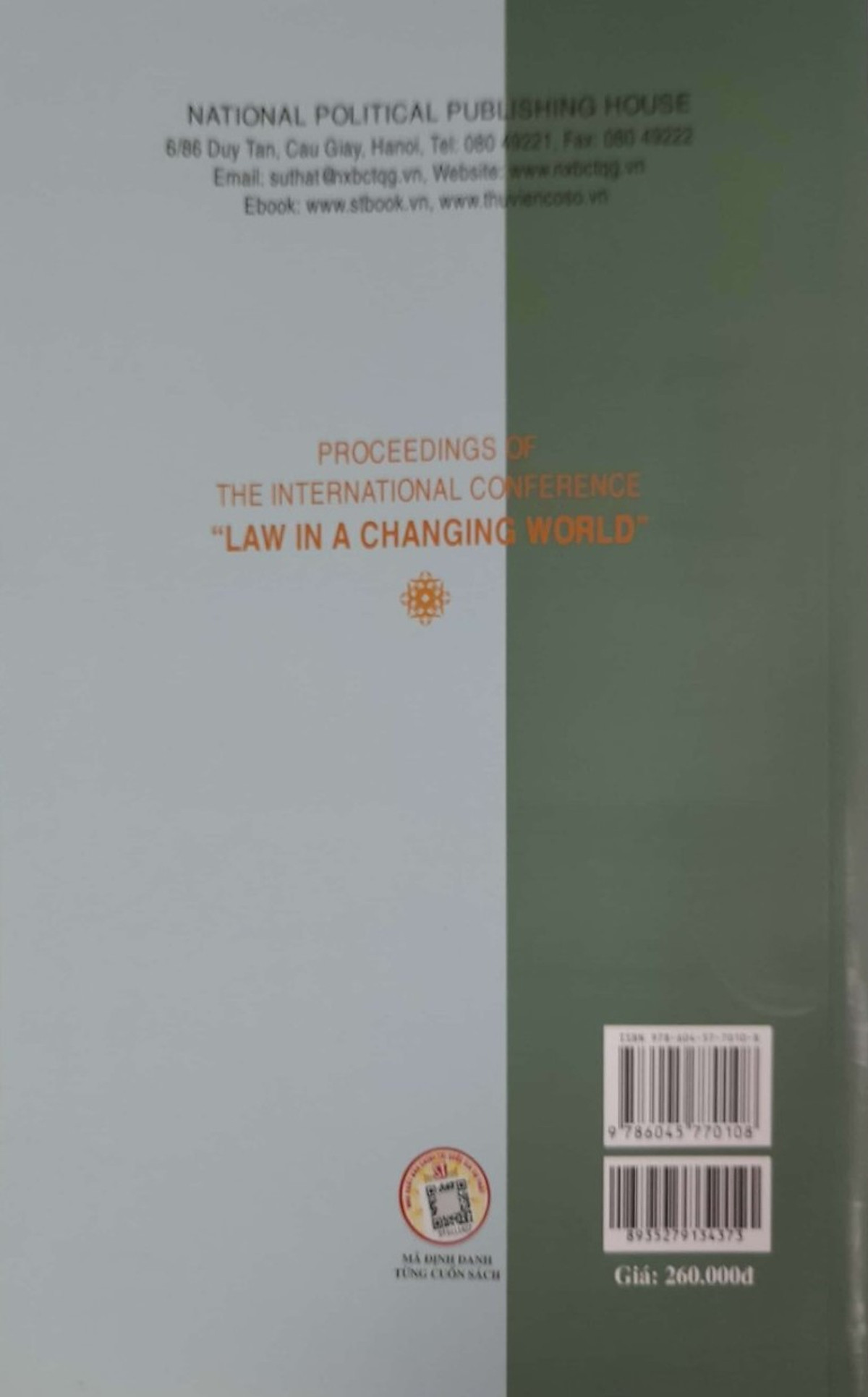 Proceedings Of The International Conference 