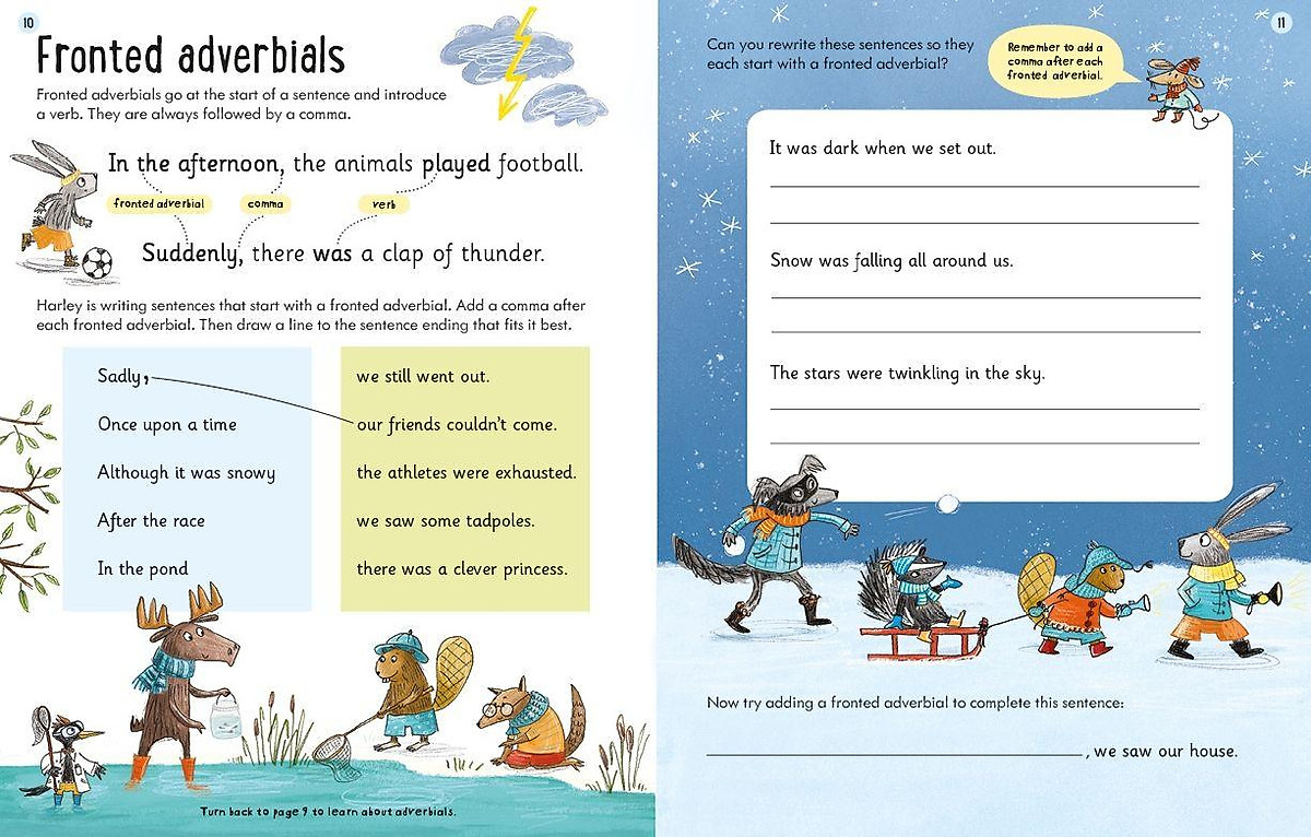 Usborne Workbooks Grammar And Punctuation 8-9