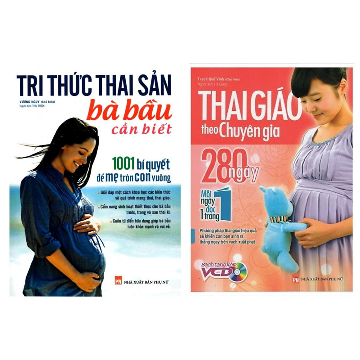 Combo Sách Về Kiến Thức Mang Thai: Tri Thức Cho Một Thai Kì Khoẻ Mạnh + Thai Giáo Theo Chuyên Gia