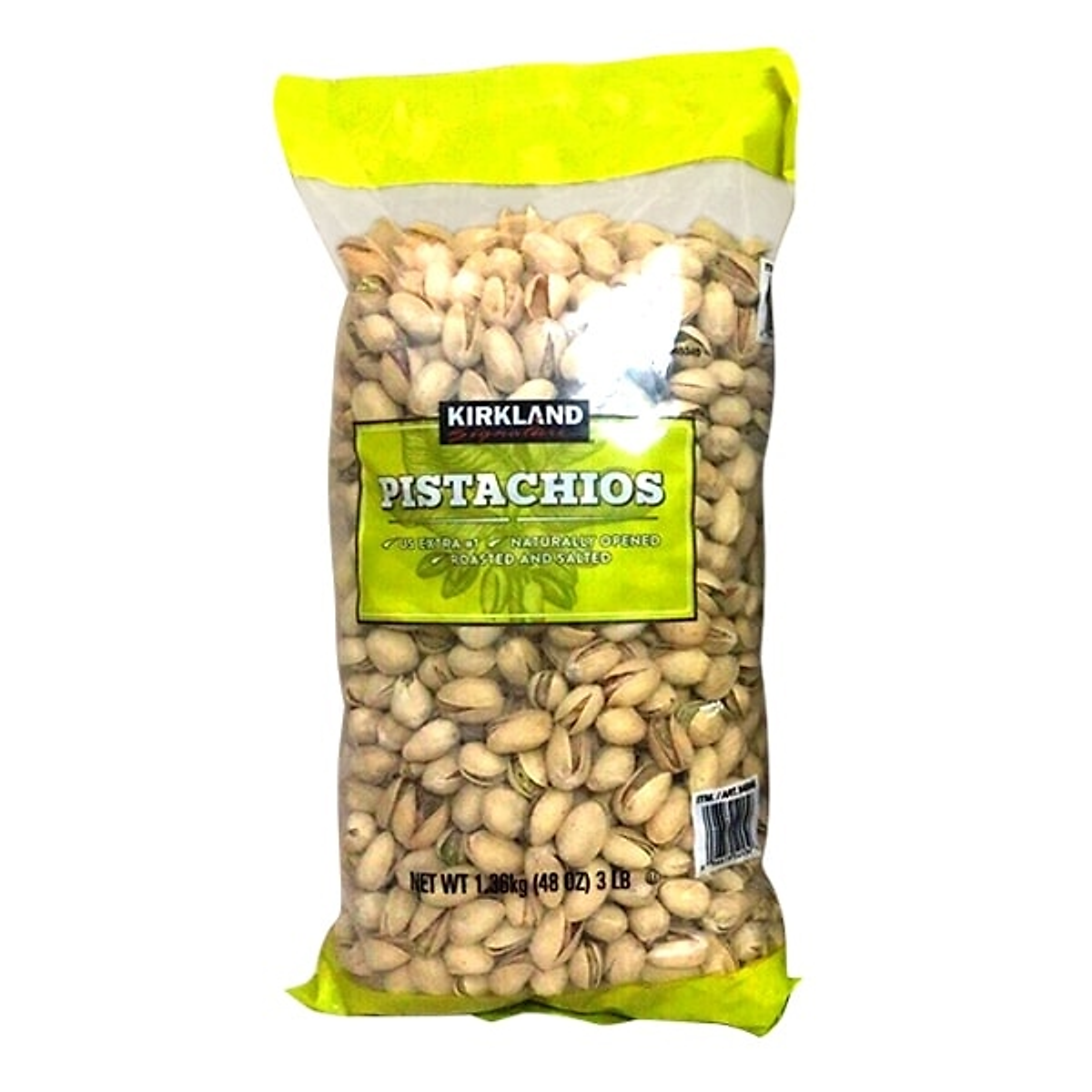 Hạt dẻ Kirkland Signature InShell Pistachios 1.36kg Các loại hạt sấy khô