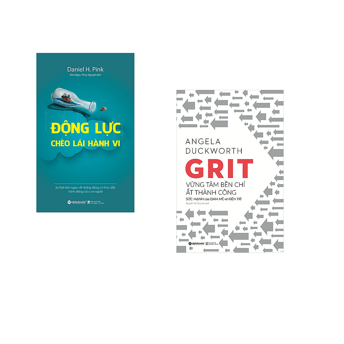 Combo 2 cuốn sách: Động Lực Chèo Lái Hành Vi + Grit Vững Tâm Bền Chí Ắt Thành Công