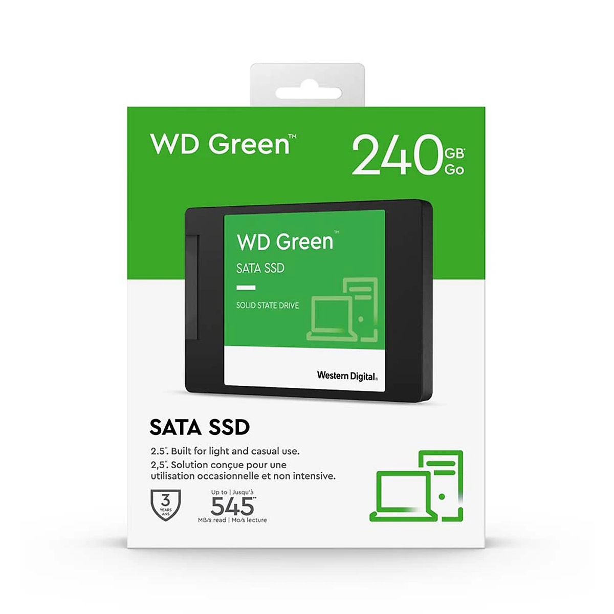 Ổ Cứng SSD WD Green 240GB 3D NAND - WDS240G2G0A - Hàng Chính Hãng