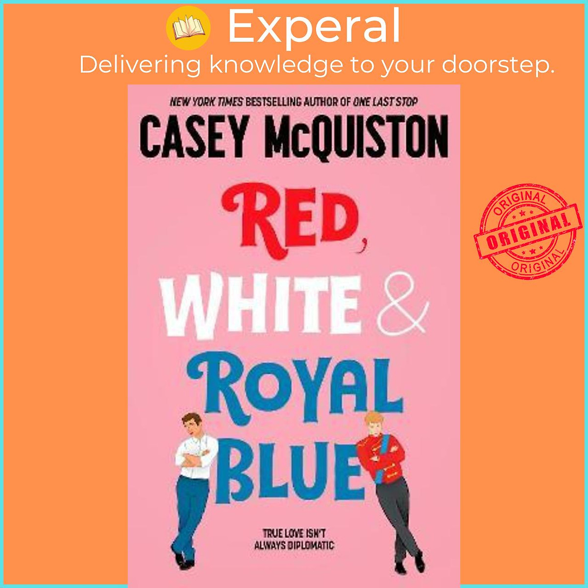 Sách - Red, White and Royal Blue by Casey McQuiston (UK edition, paperback)