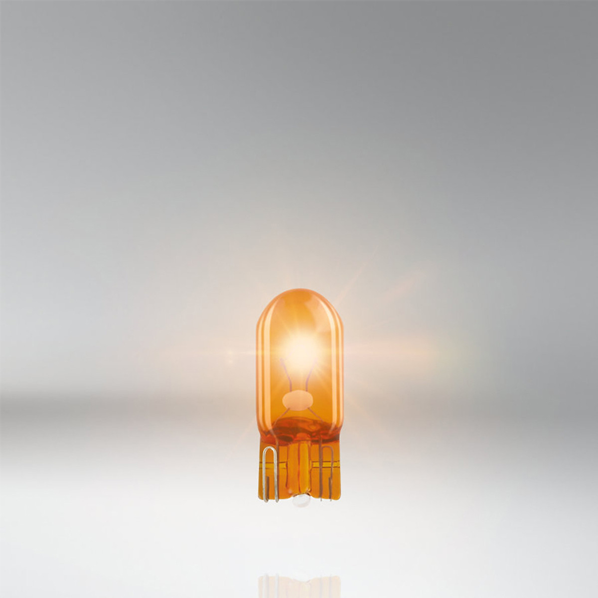 Combo 2 Bóng Đèn Chân Ghim Nhỏ 1 Tim OSRAM Original T10 WY5W 12V 5W Màu Vàng